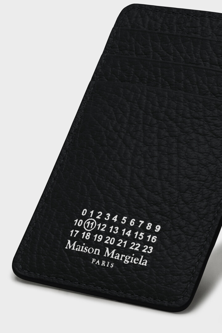 Black Four stitches cardholder | Maison Margiela Official