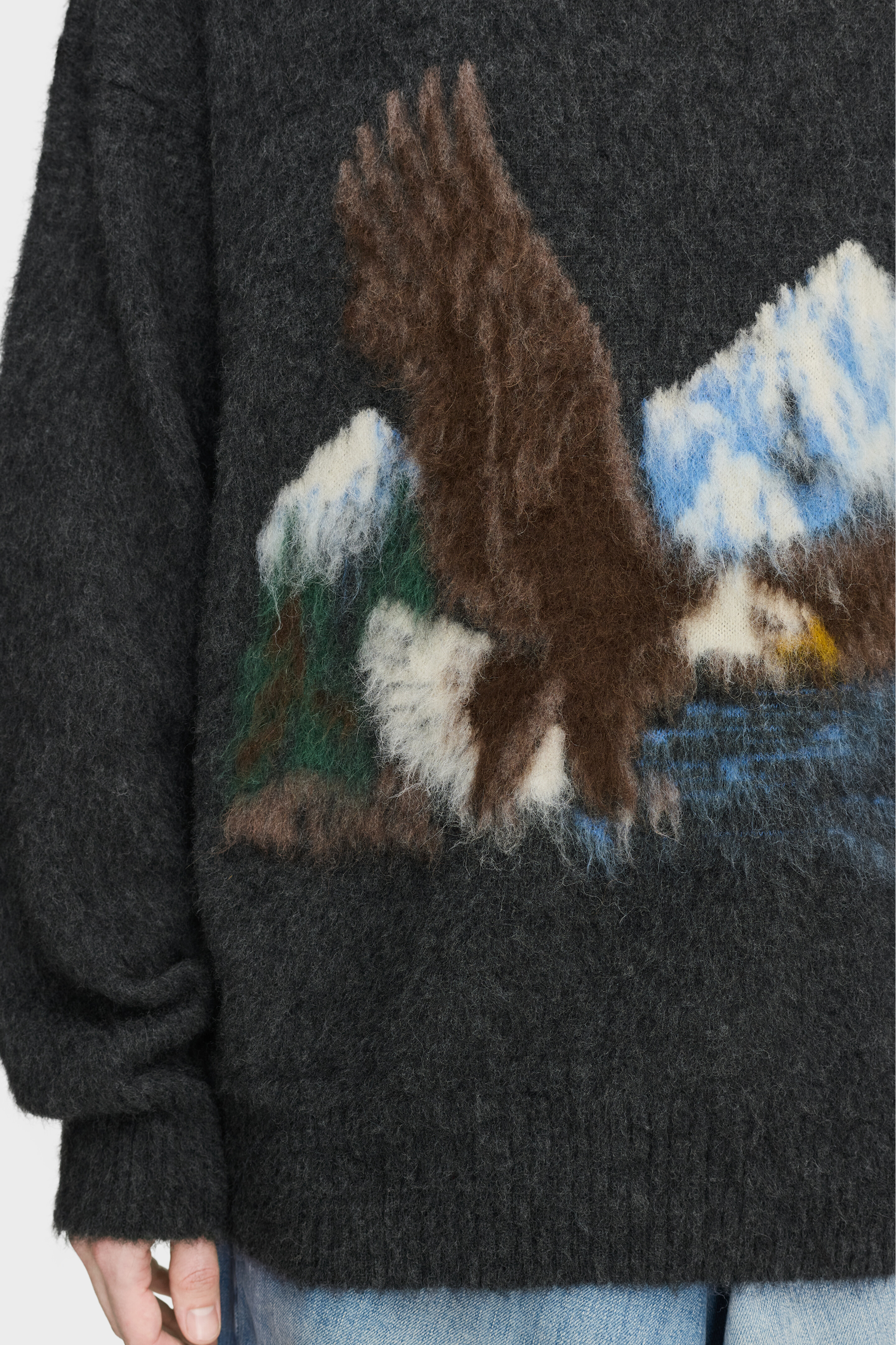 BRUSHED EAGLE PULLOVER | Maison Margiela