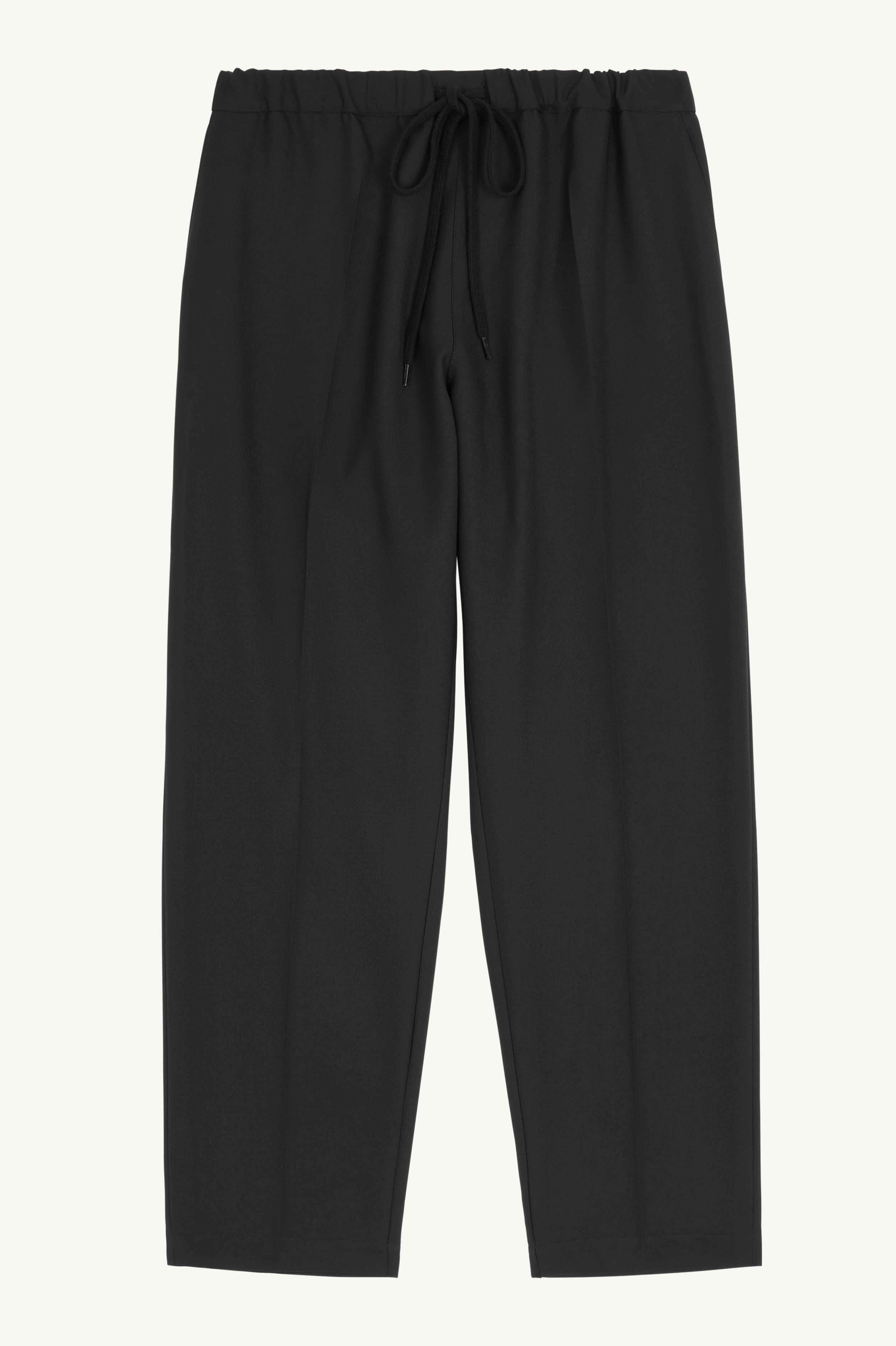 Black Tapered Tailored Trousers | Maison Margiela