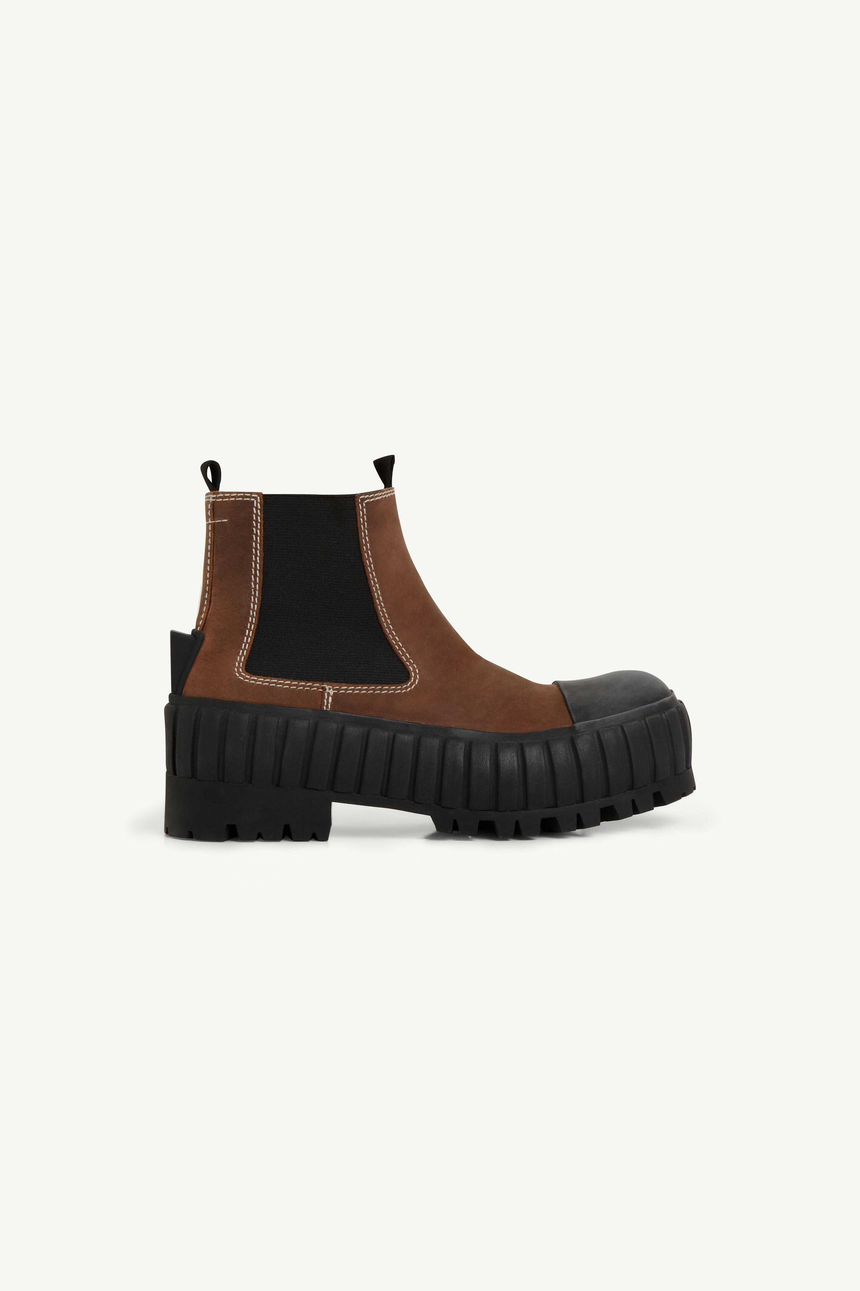 Vulcanized ankle boots