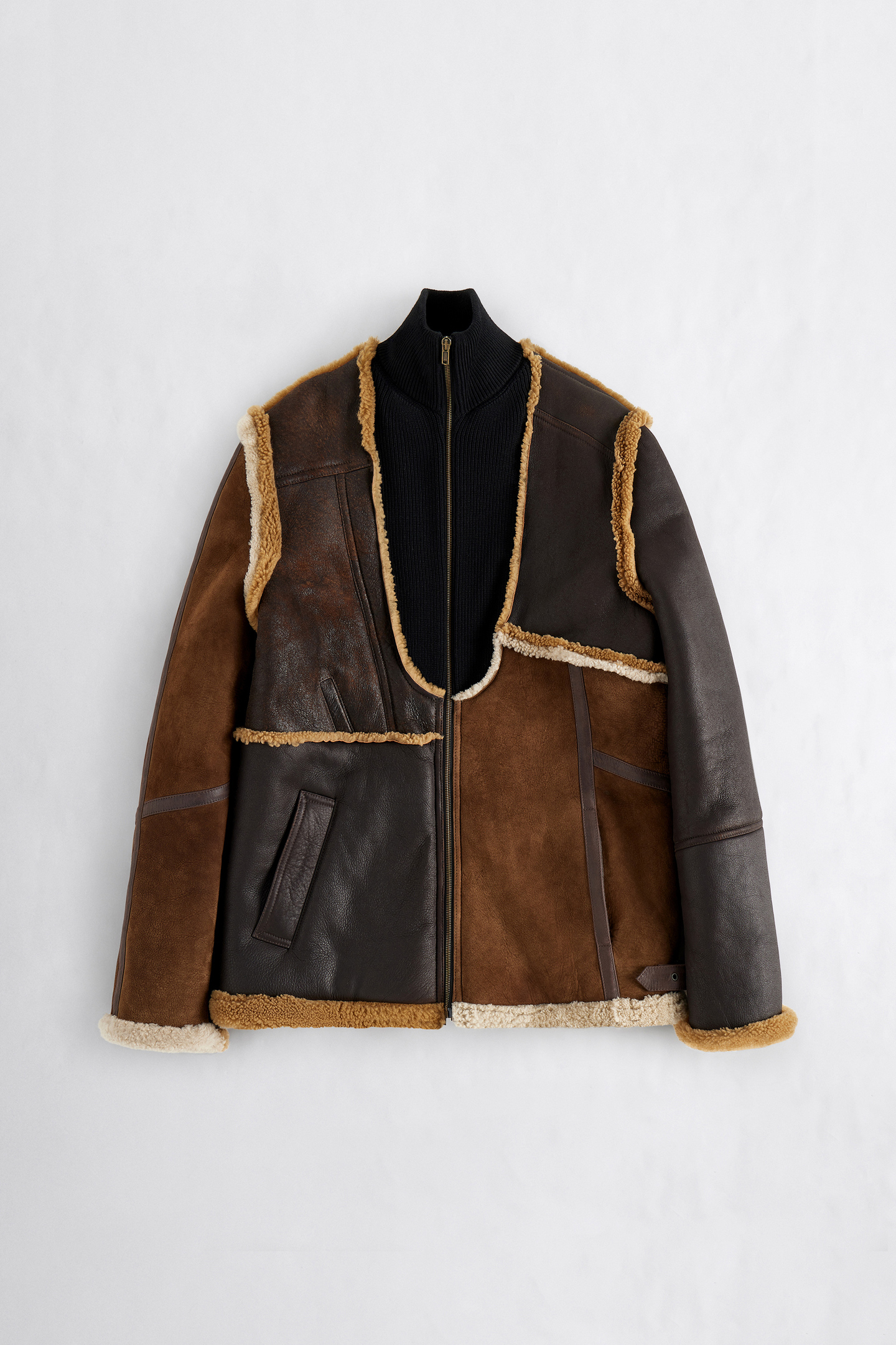 Brown Lamb Fur Jacket | Maison Margiela Official