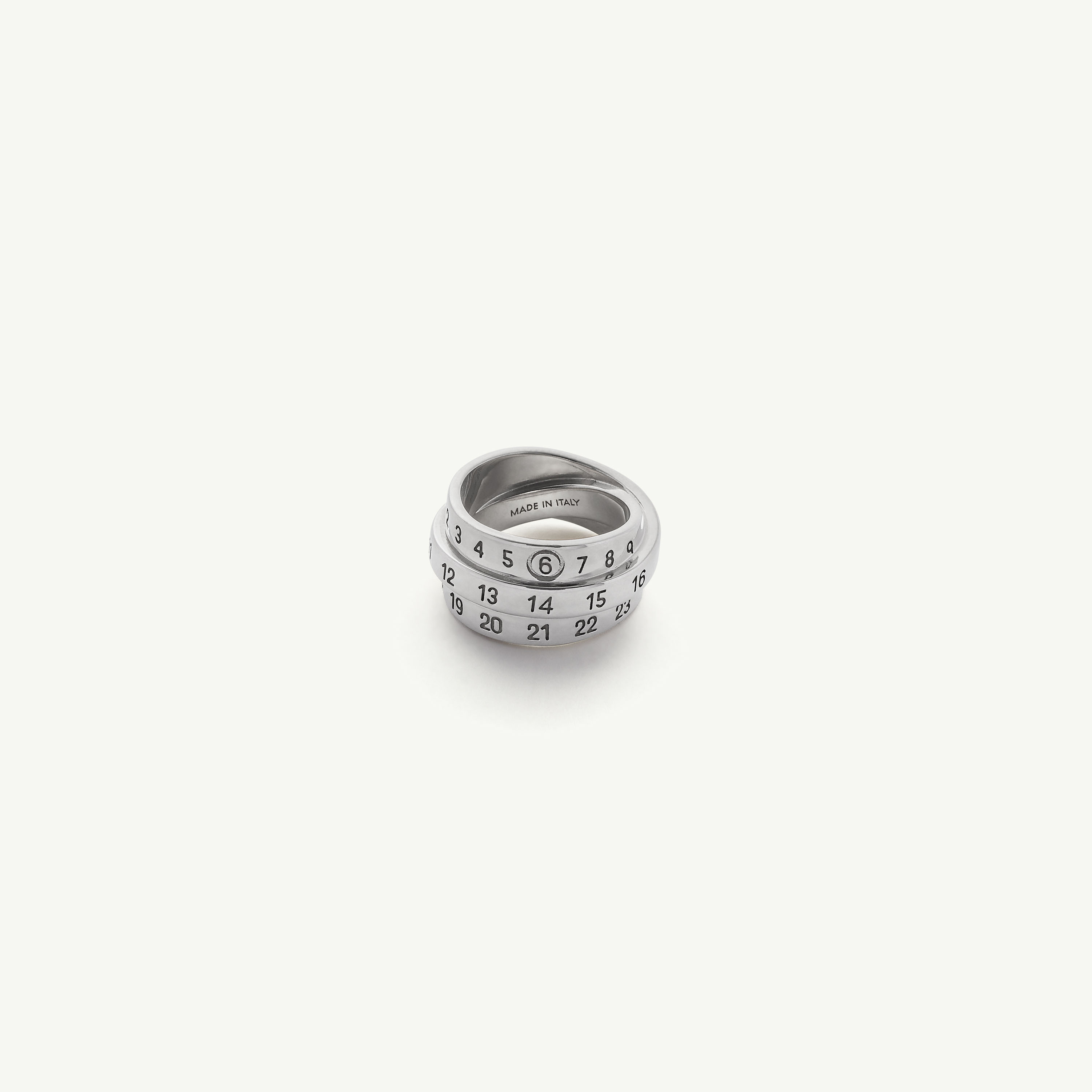 Women's Triple Logo Numeric Signature Ring | MM6