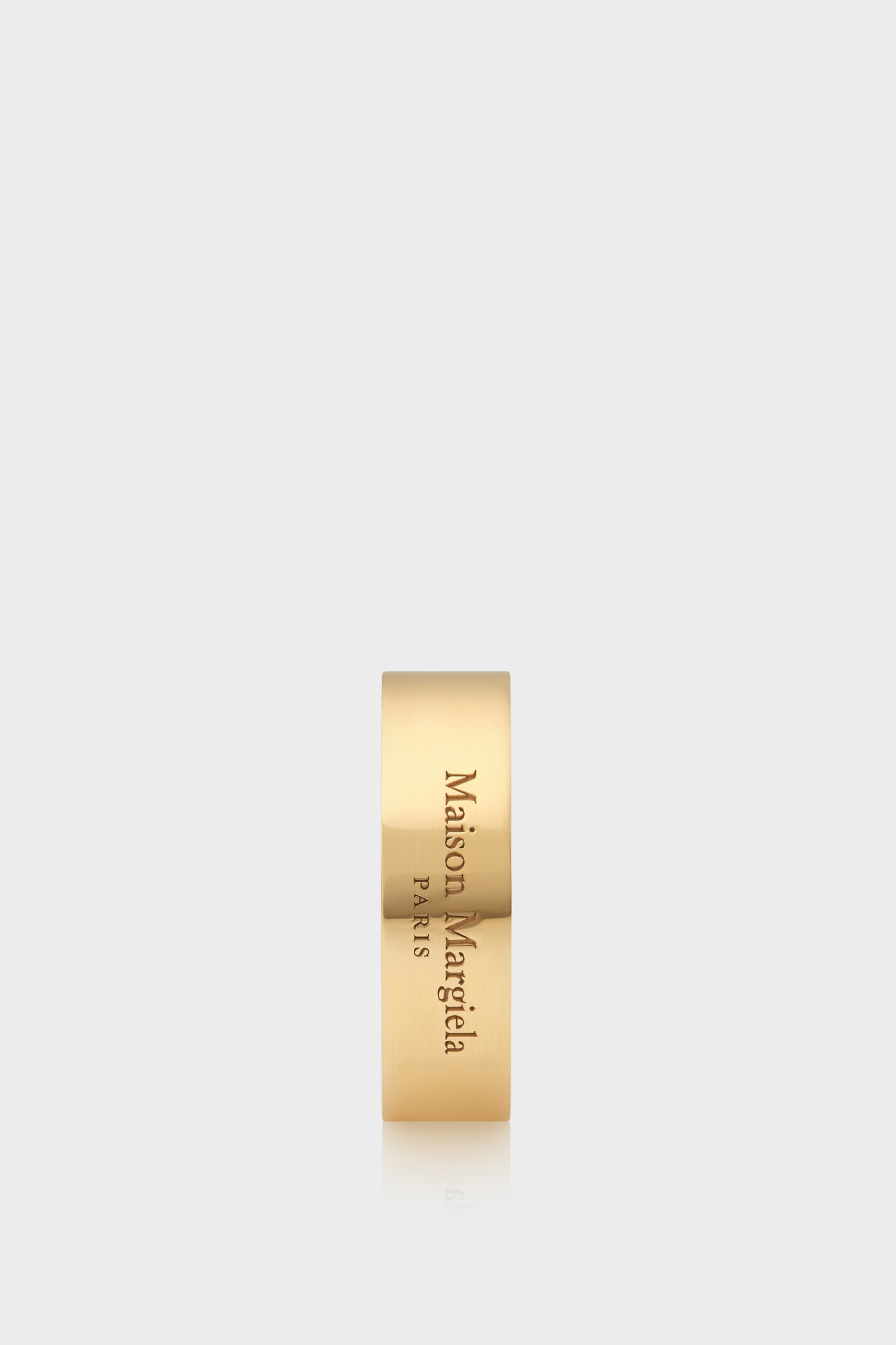 Maison Margiela ロゴワイドリング ロゴ ワイドリング イエロー | Maison Margiela公式