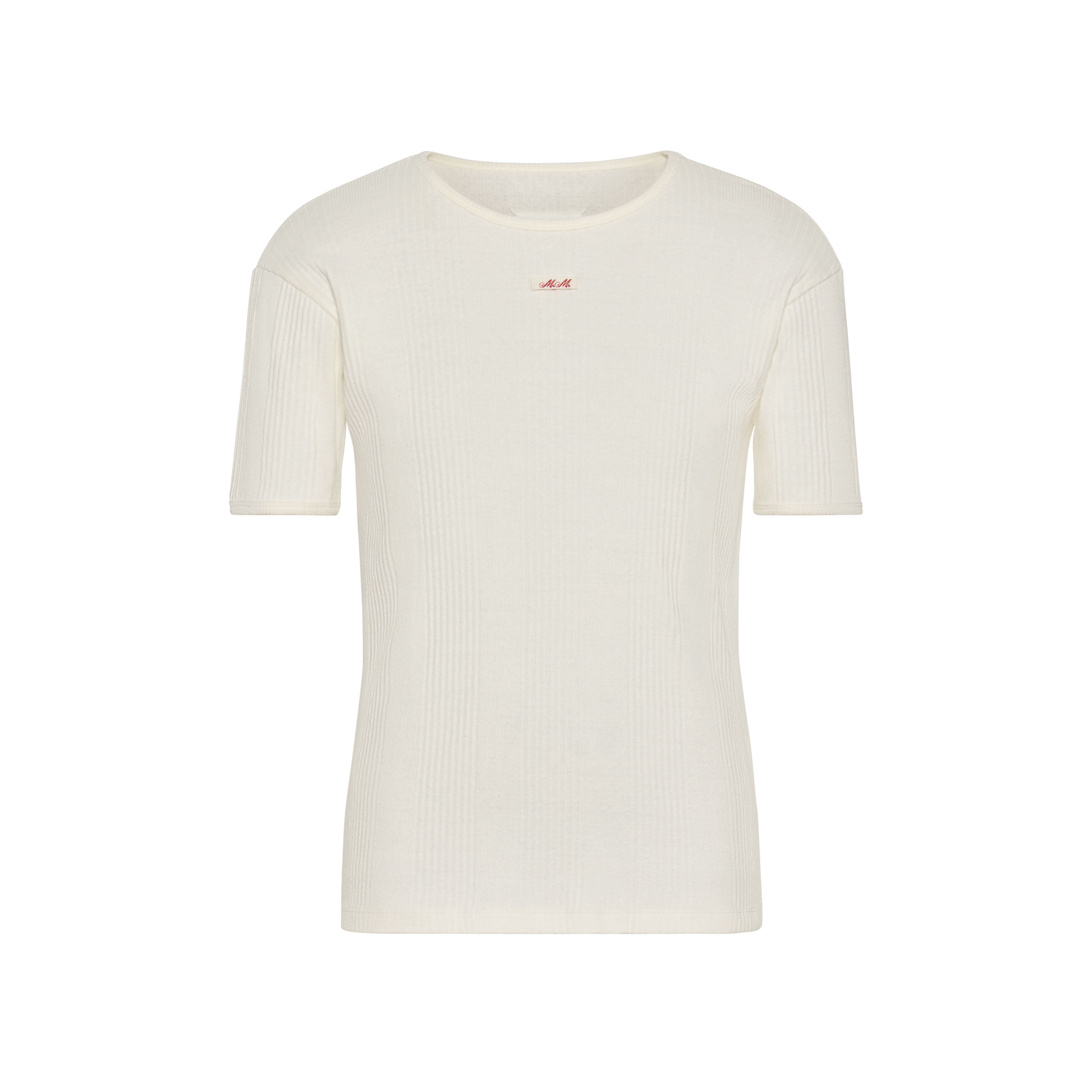 Ribbed cotton t-shirt