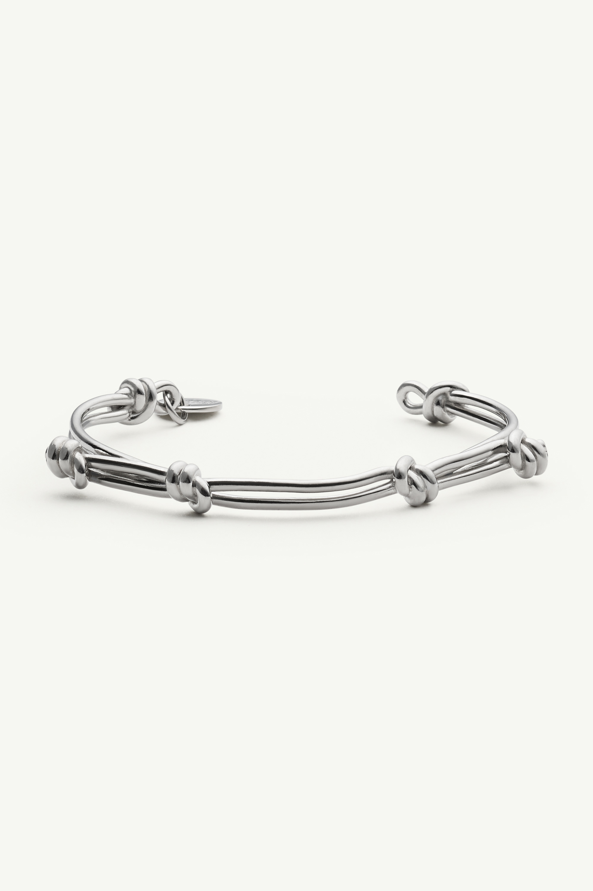 Gray Burnished cuff bracelet | MM6 Official
