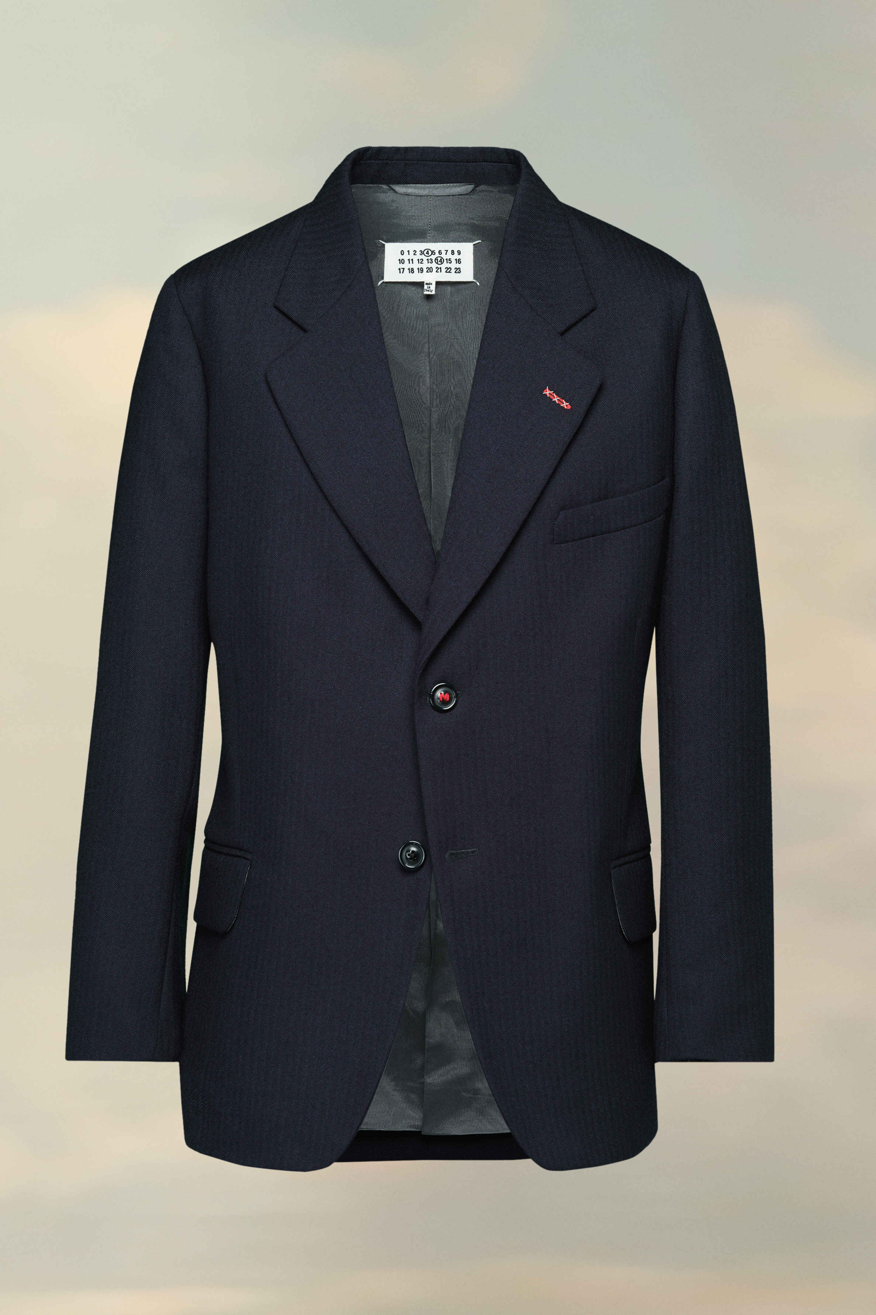 新品Maison Margiela 19-20A/W ヘリンボーンジャケット44 ヘリンボーンウールブレザー | Maison Margiela