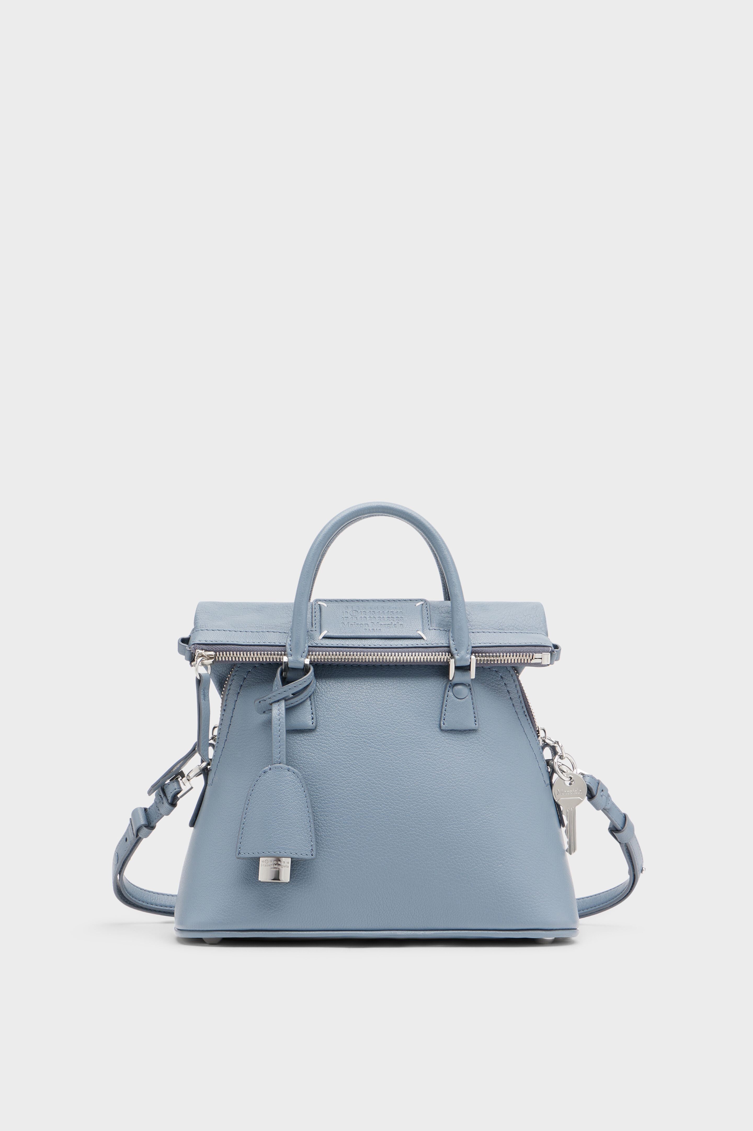 美品 マルジェラ 5ACバッグ クラシックミニ ブルー 5AC CLASSIQUE MINI