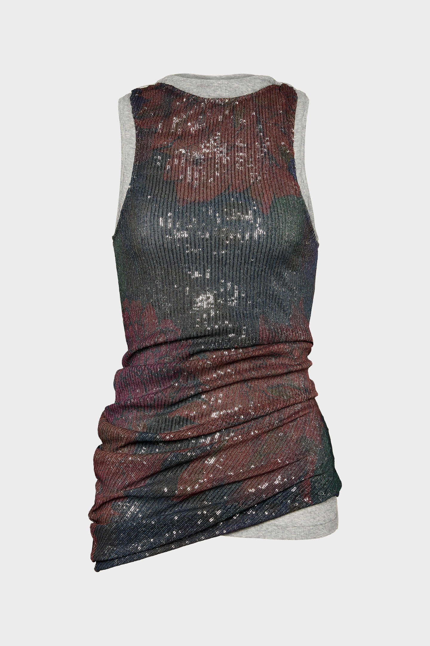 Mist Printed Draped Top | Maison Margiela Official
