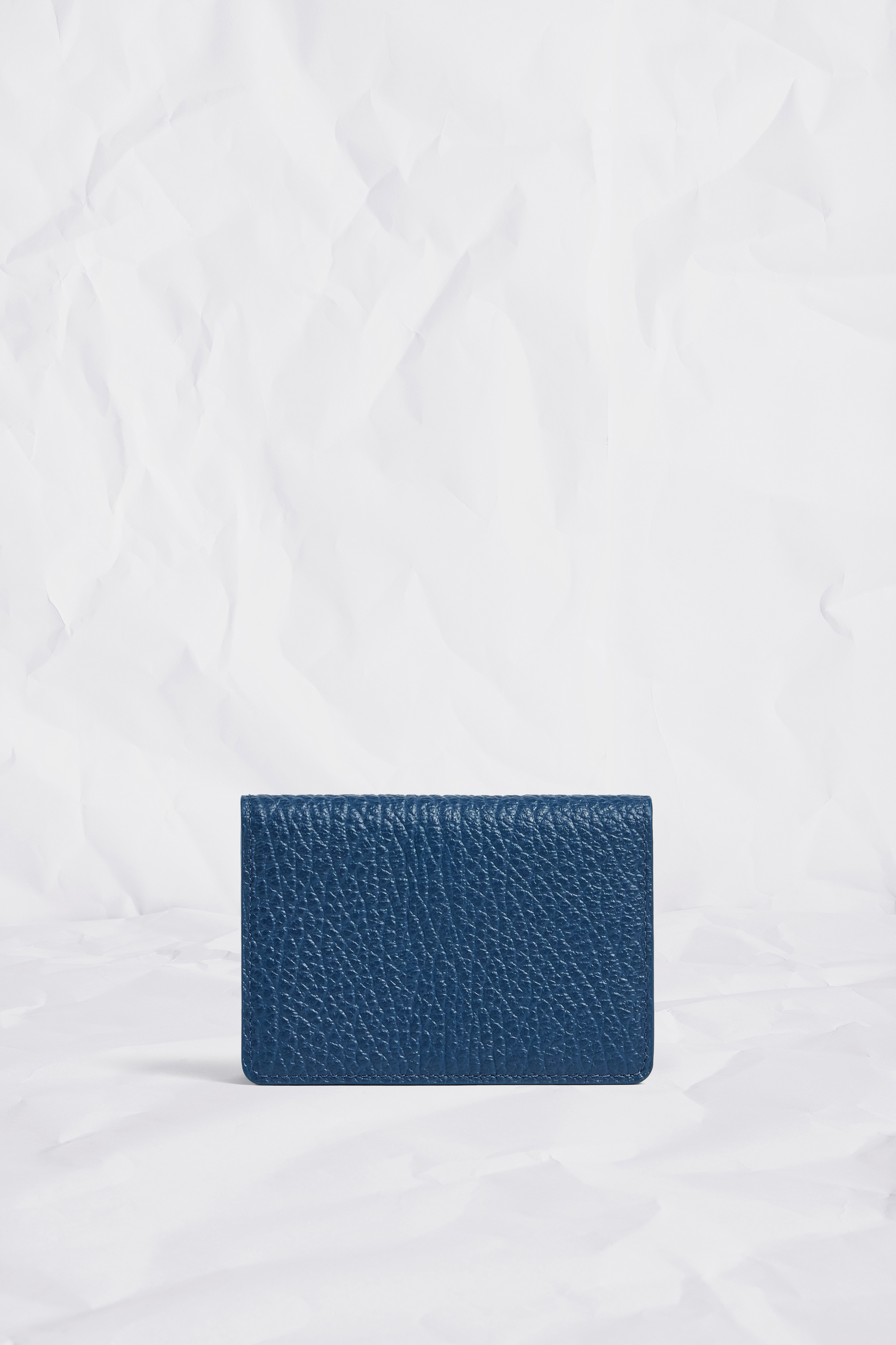 Dark denim Four stitches cardholder | Maison Margiela Official