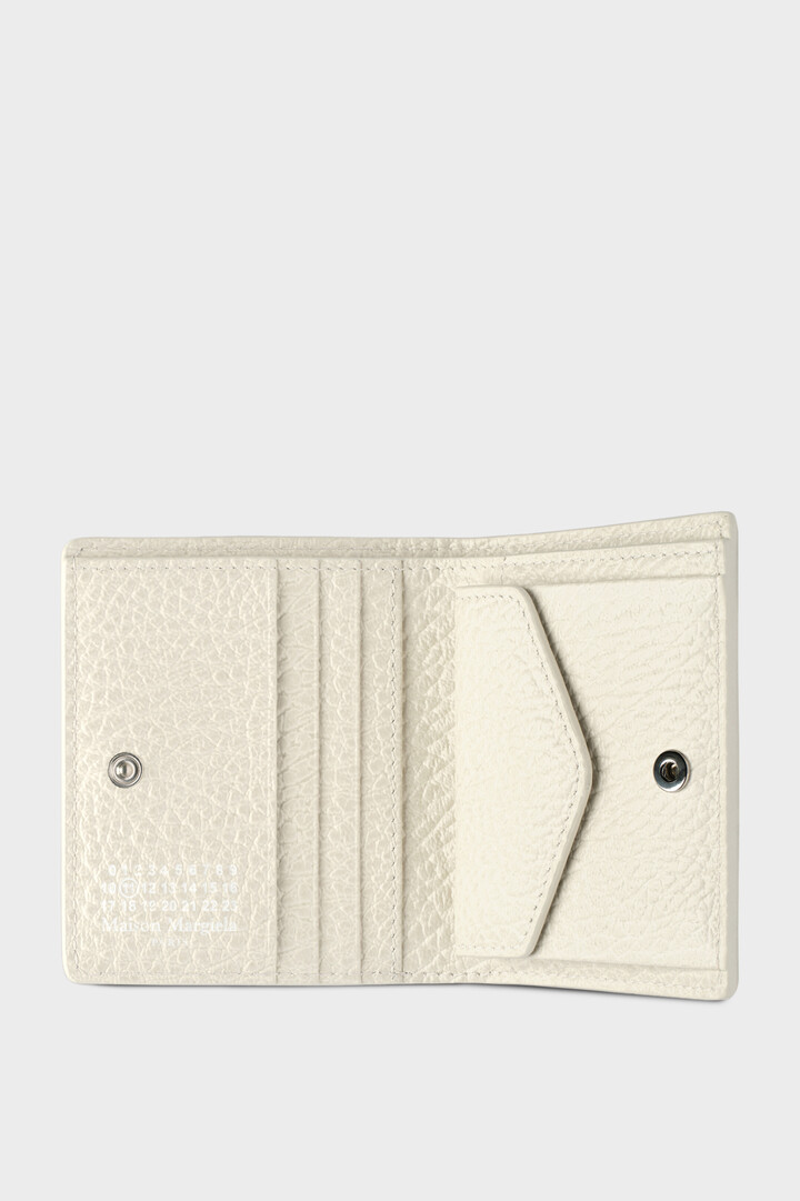 Beige Leather Cardholder with Pocket | Maison Margiela