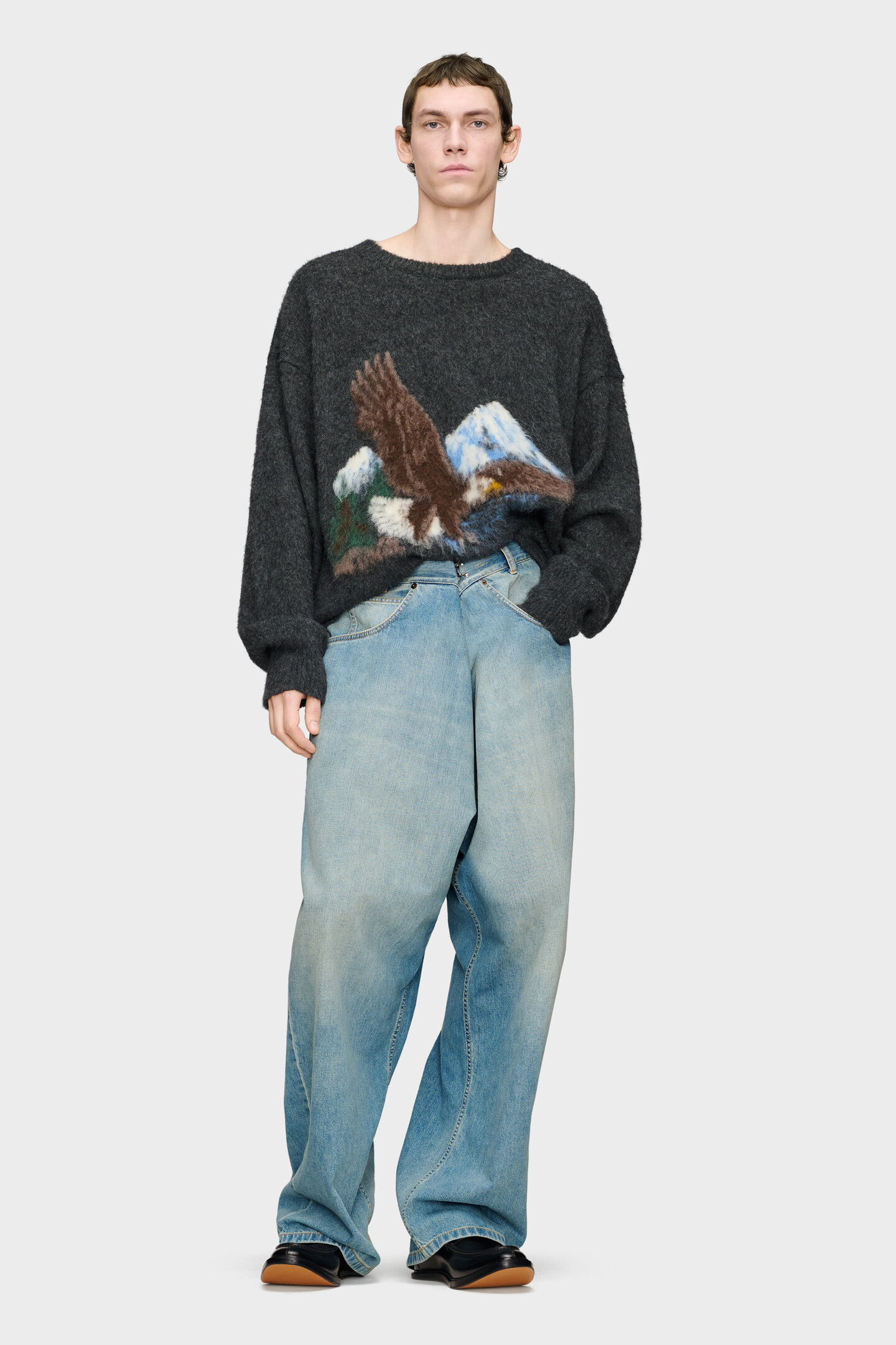 Blue jeans Wrap Denim Jeans | Maison Margiela Official