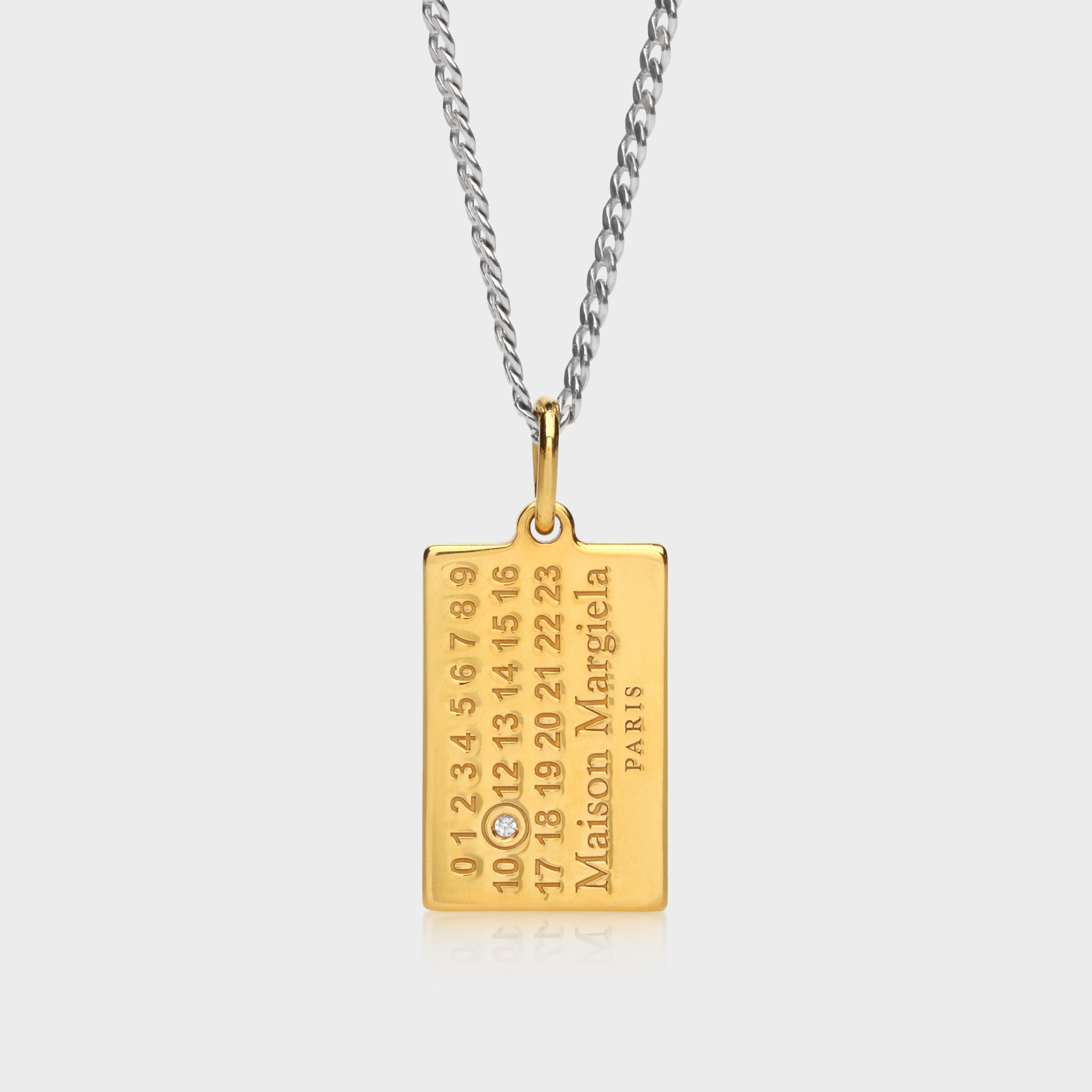 LAB-GROWN DIAMONDS NUMBERS PENDANT