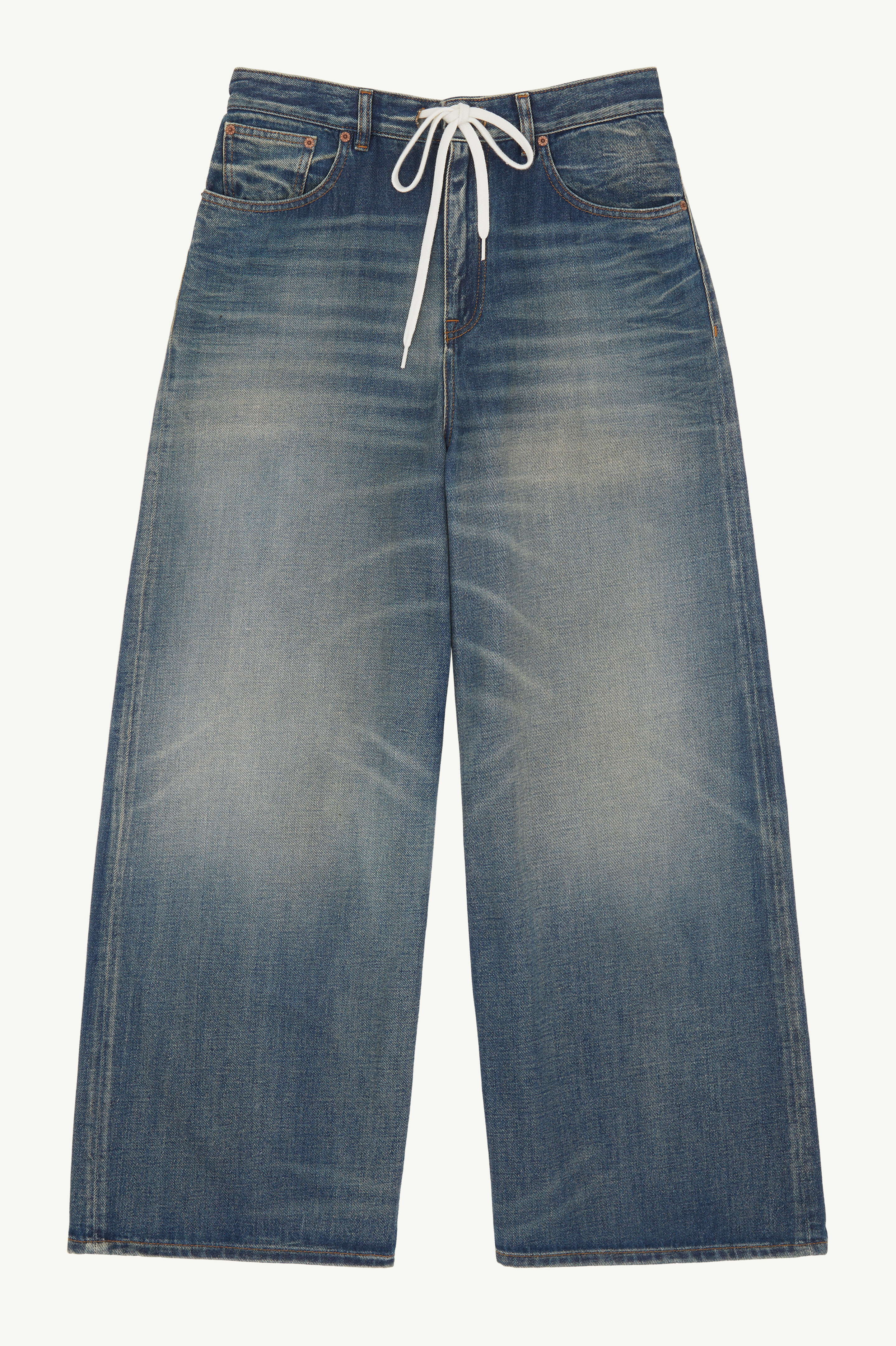 Blue Wide-leg jeans | MM6 Official