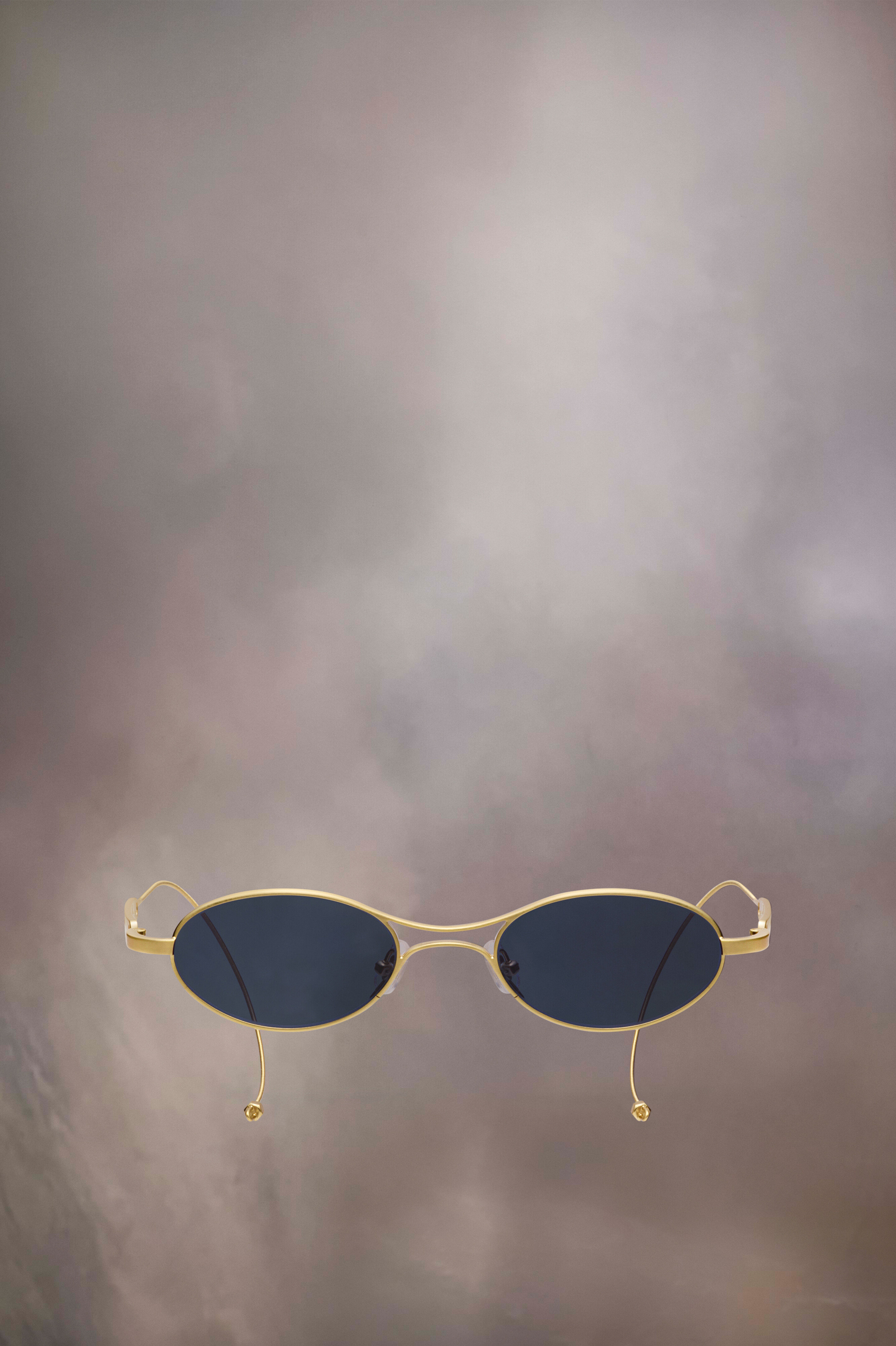 Gold Oval Sunglasses | Maison Margiela x Gentle Monster​
