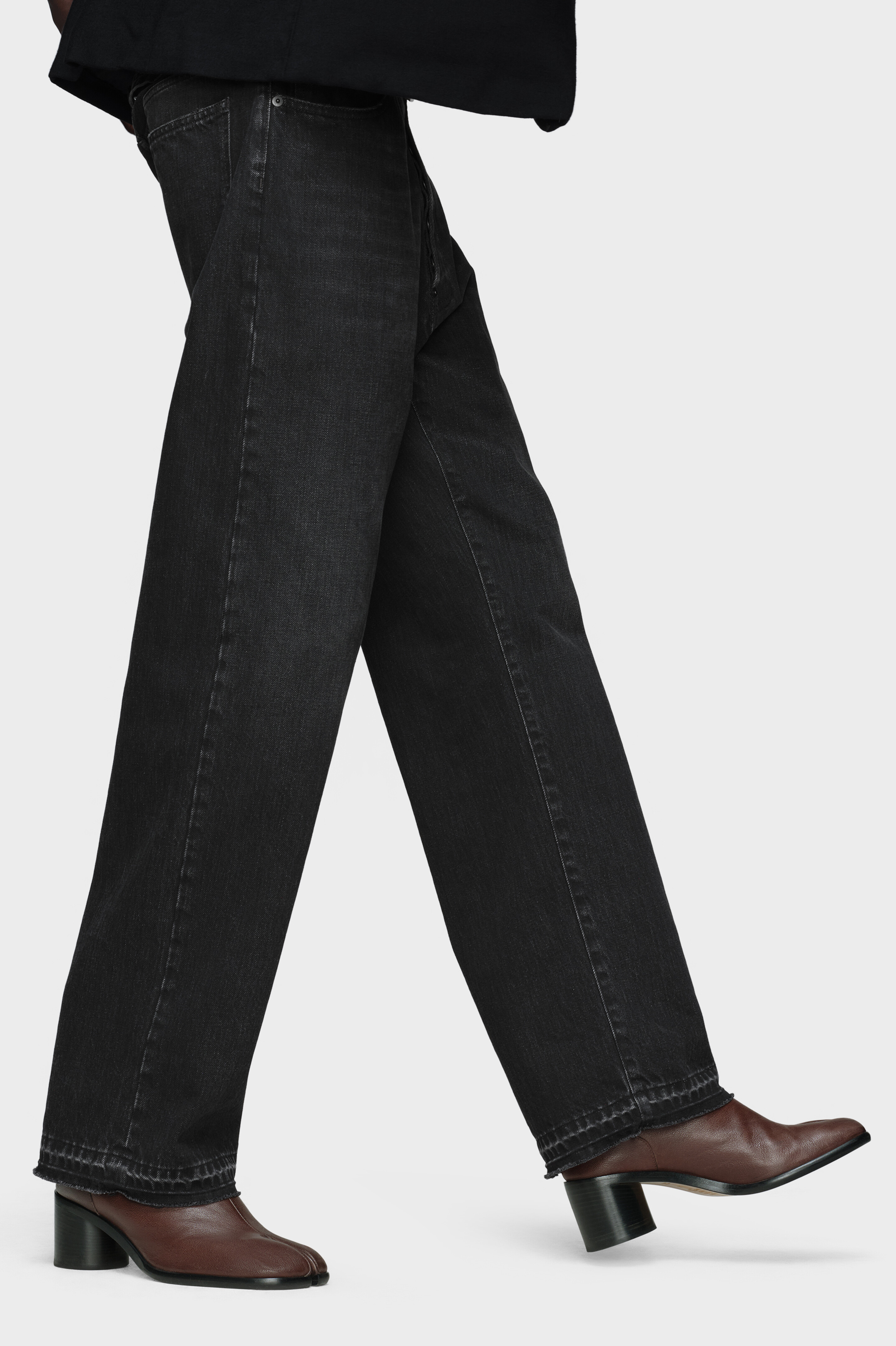 Men's Black Straight-Leg Jeans | Maison Margiela