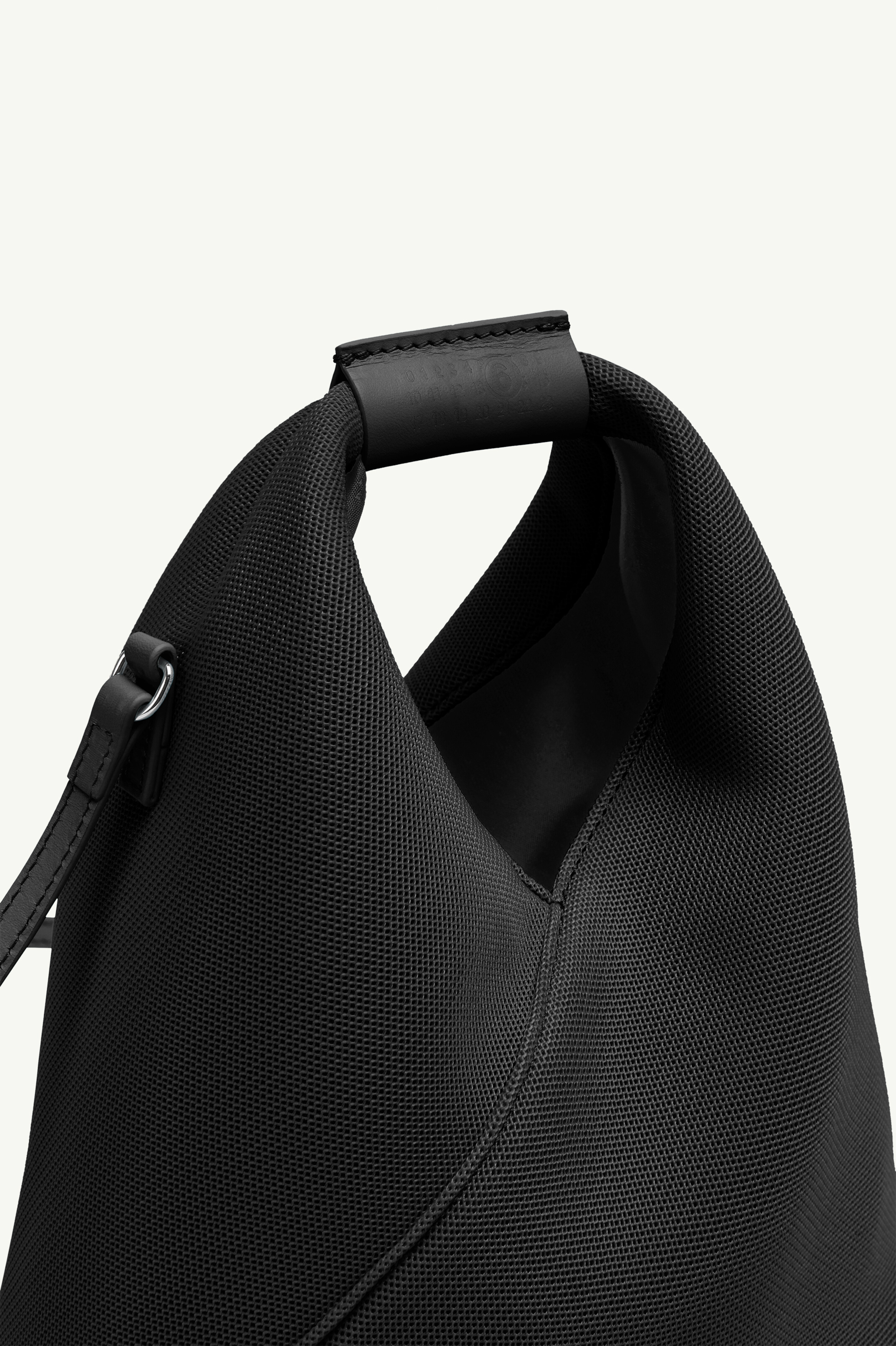 Black Mesh Japanese Crossbody Shoulder Bag | Maison Margiela