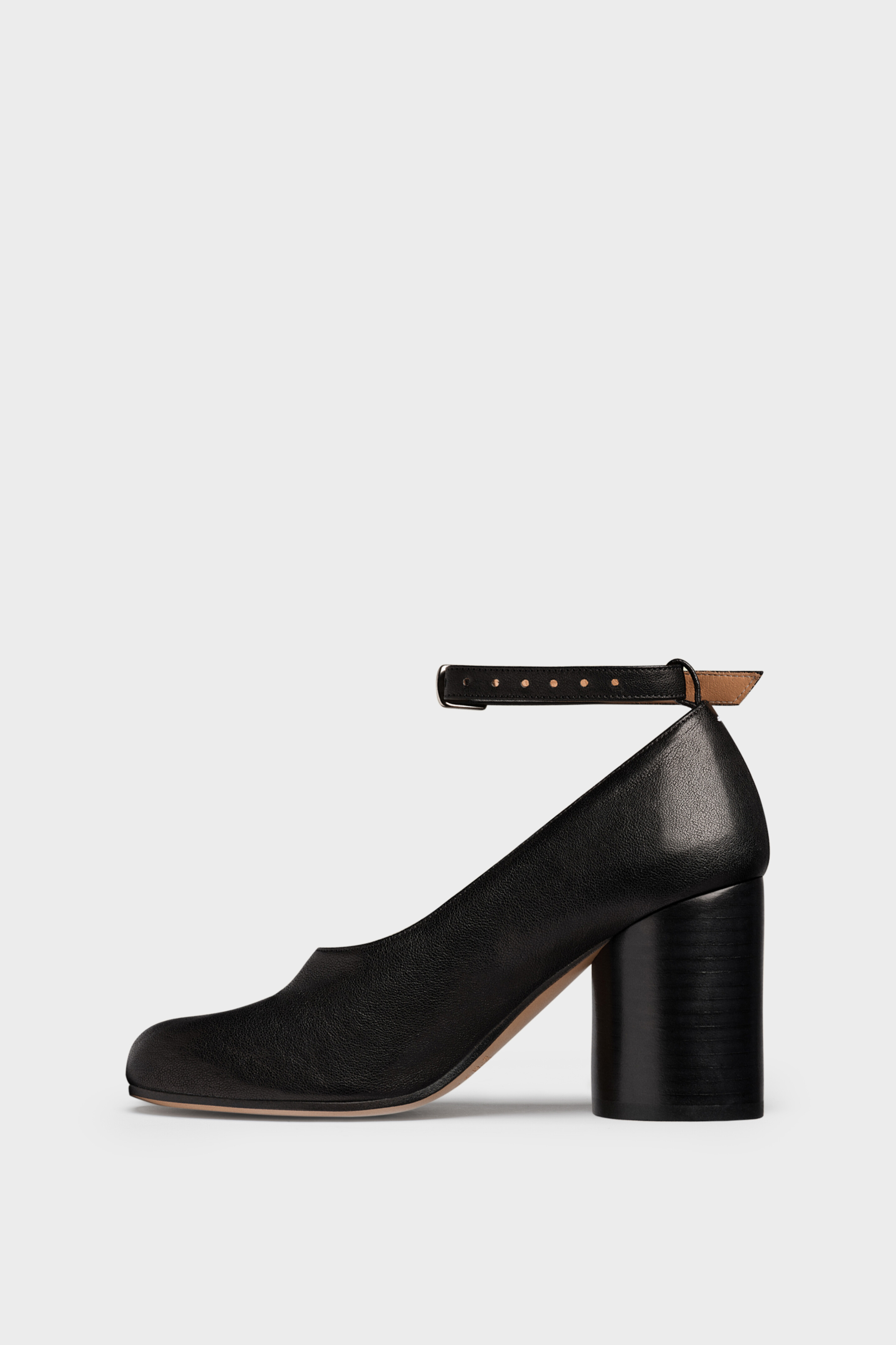 Tabi Leather Heels Major Brown | Maison Margiela