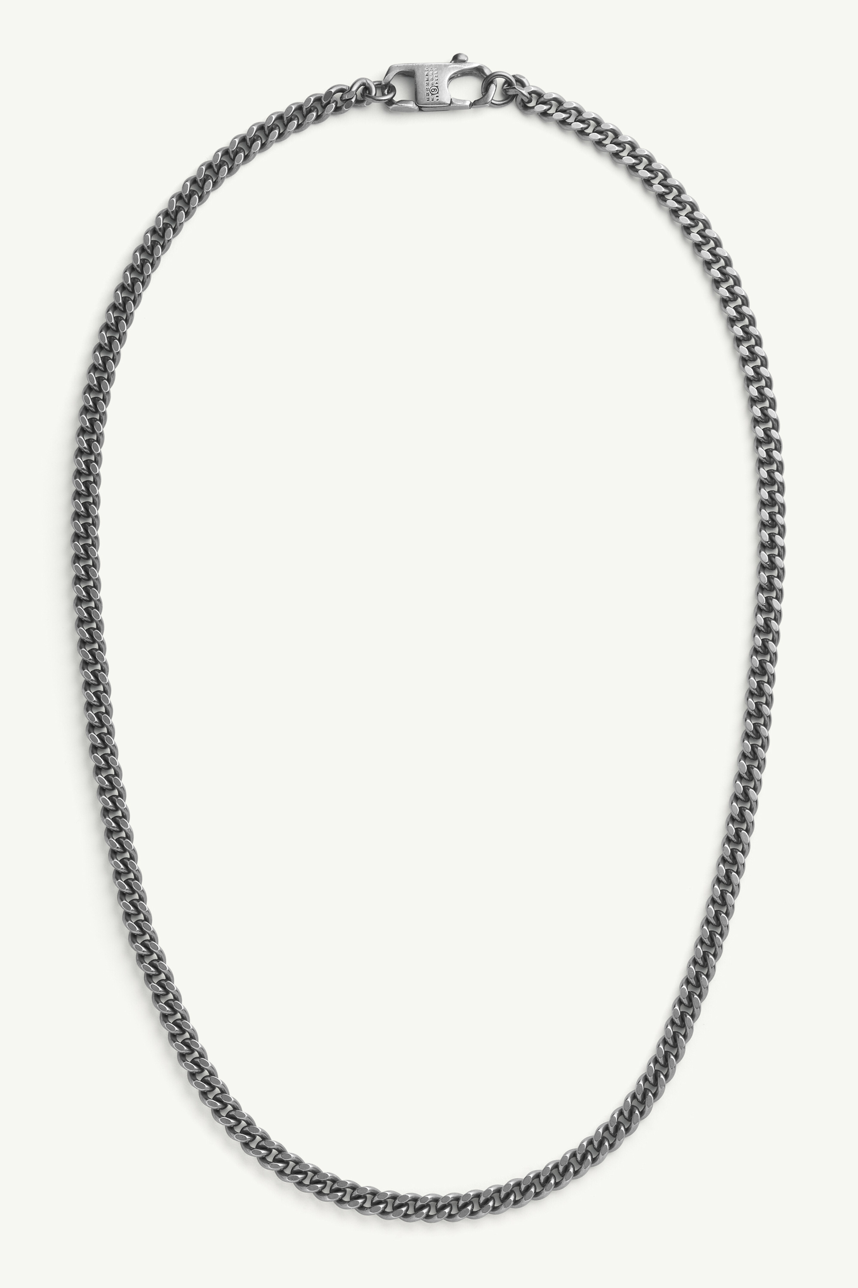 Burnished chain necklace