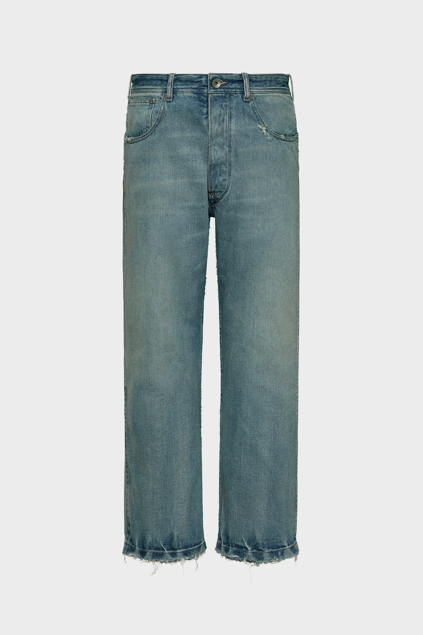 Light Blue Distressed jeans | Maison Margiela Official