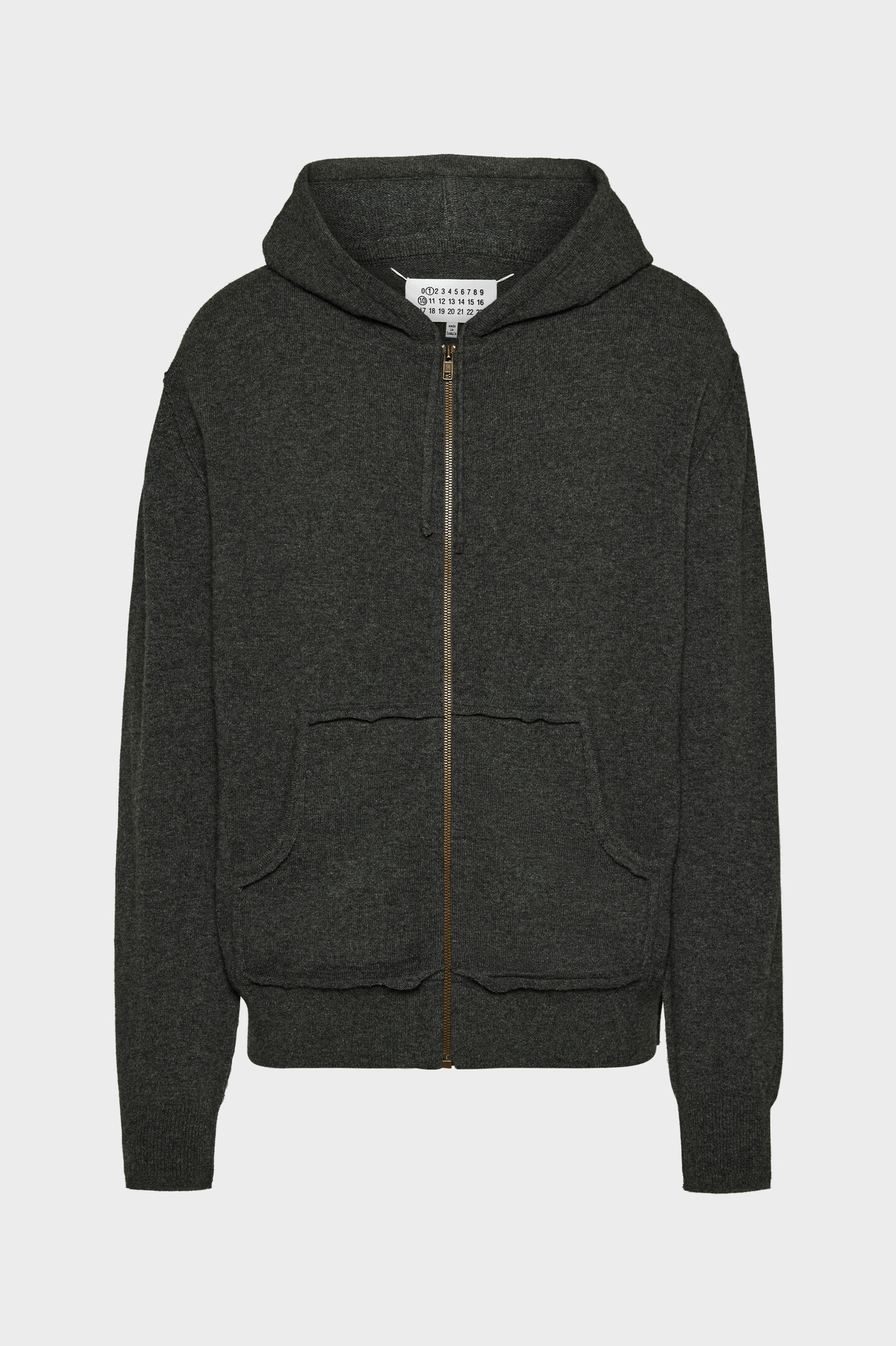 Décortiqué cashmere knit hoodie | Maison Margiela