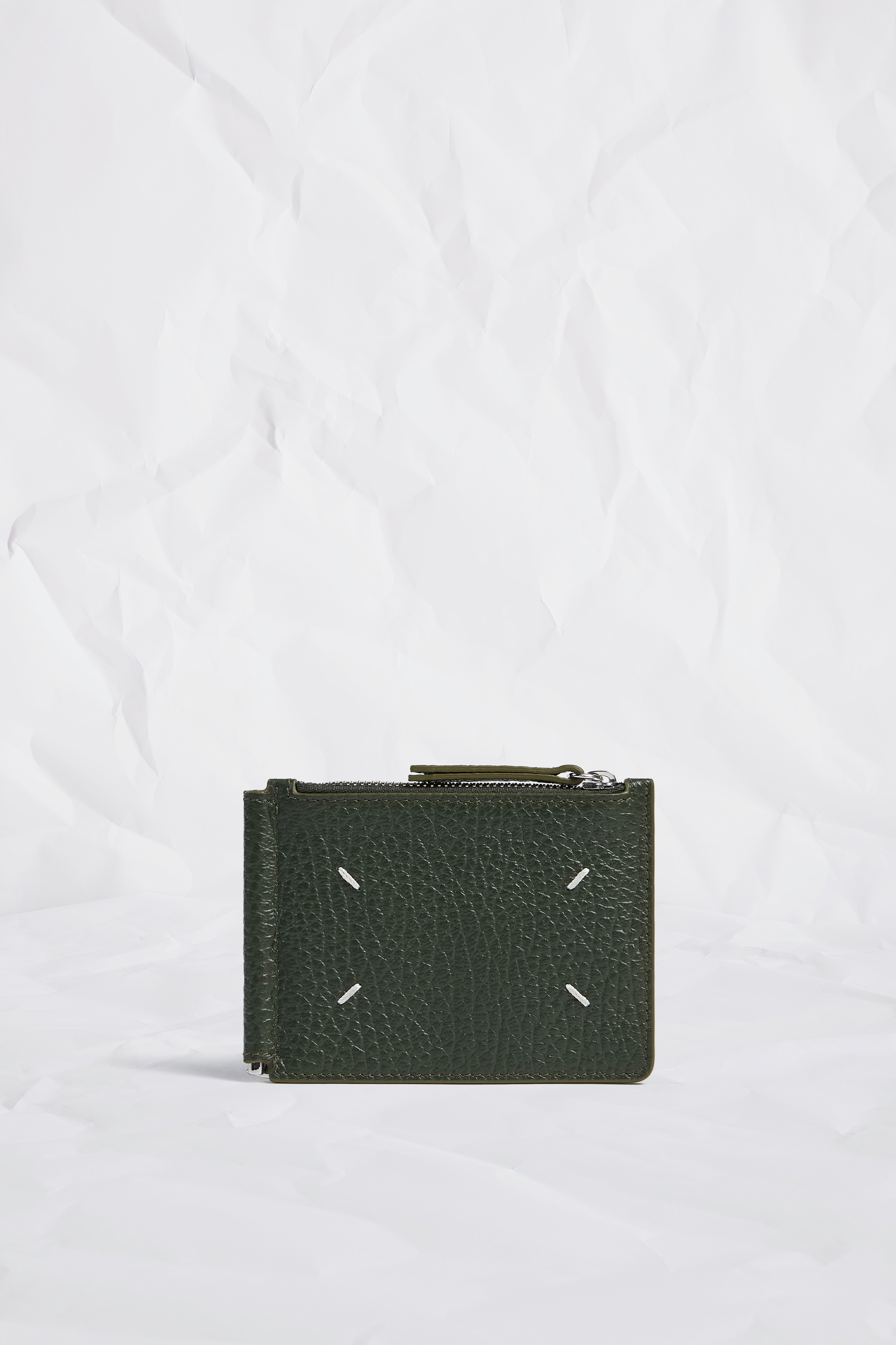 4ステッチ 二つ折り ウォレット グリーン | Maison Margiela公式