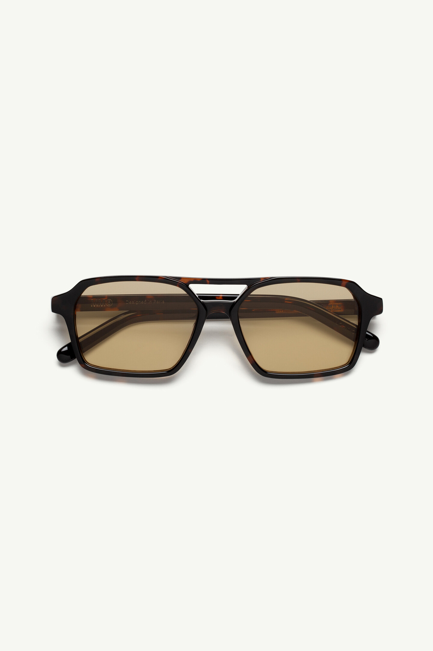 Brown Open bridge sunglasses | MM6 Official