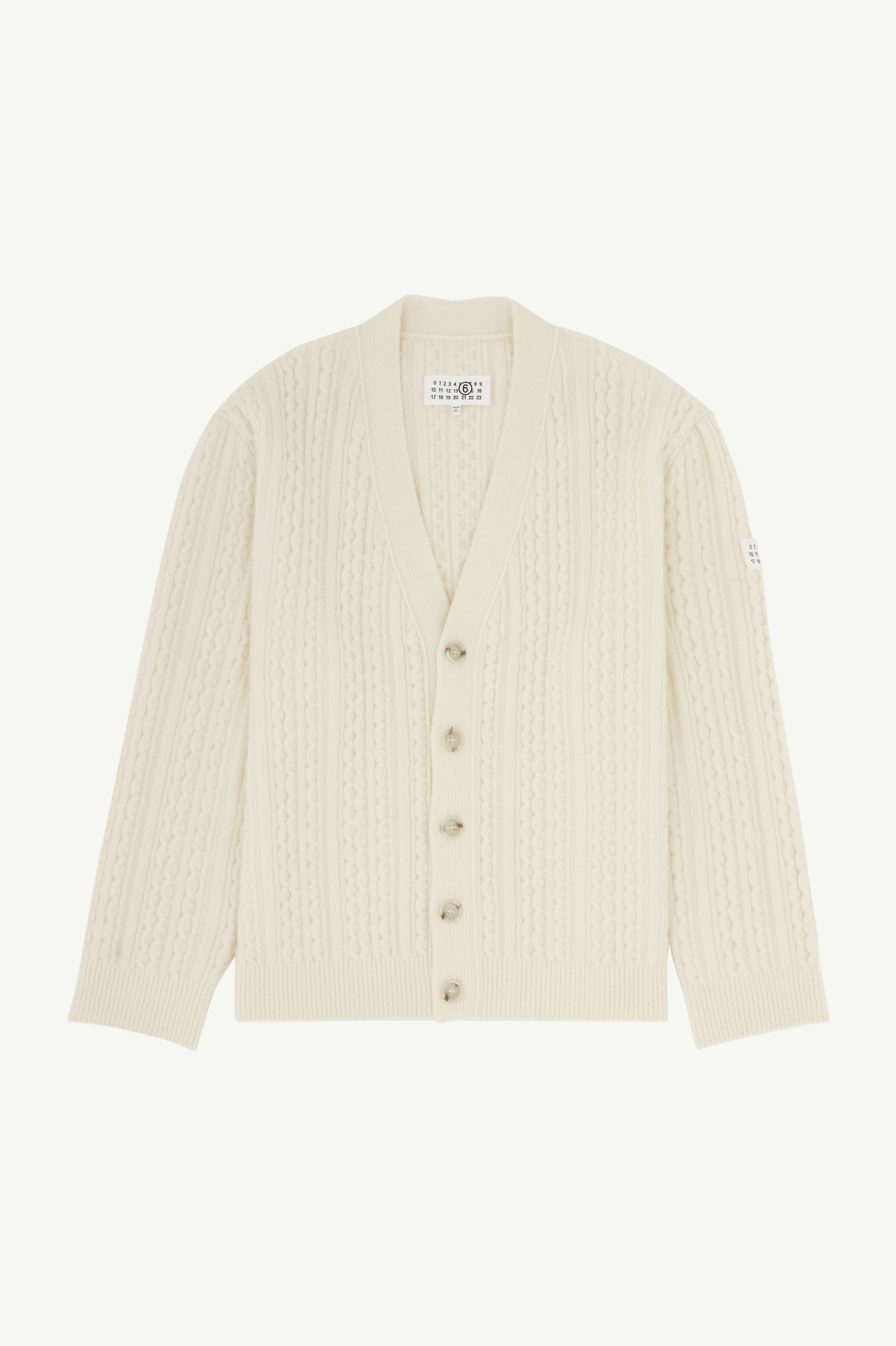 ケーブルニット カーディガン