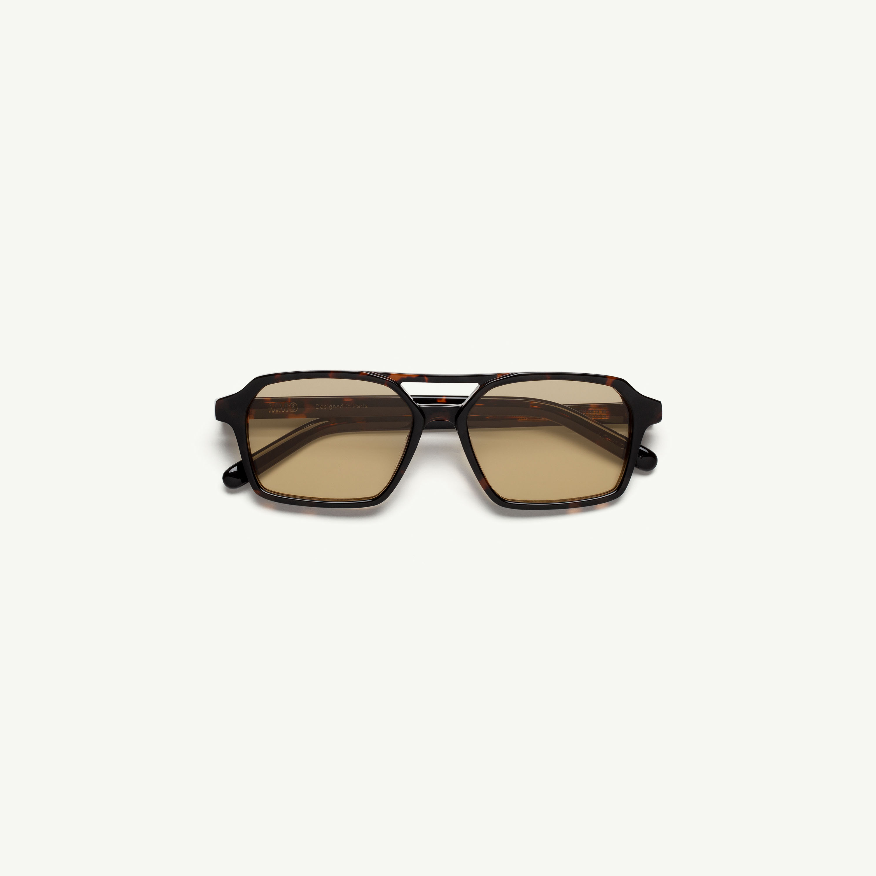 Brown Open bridge sunglasses | MM6 Official