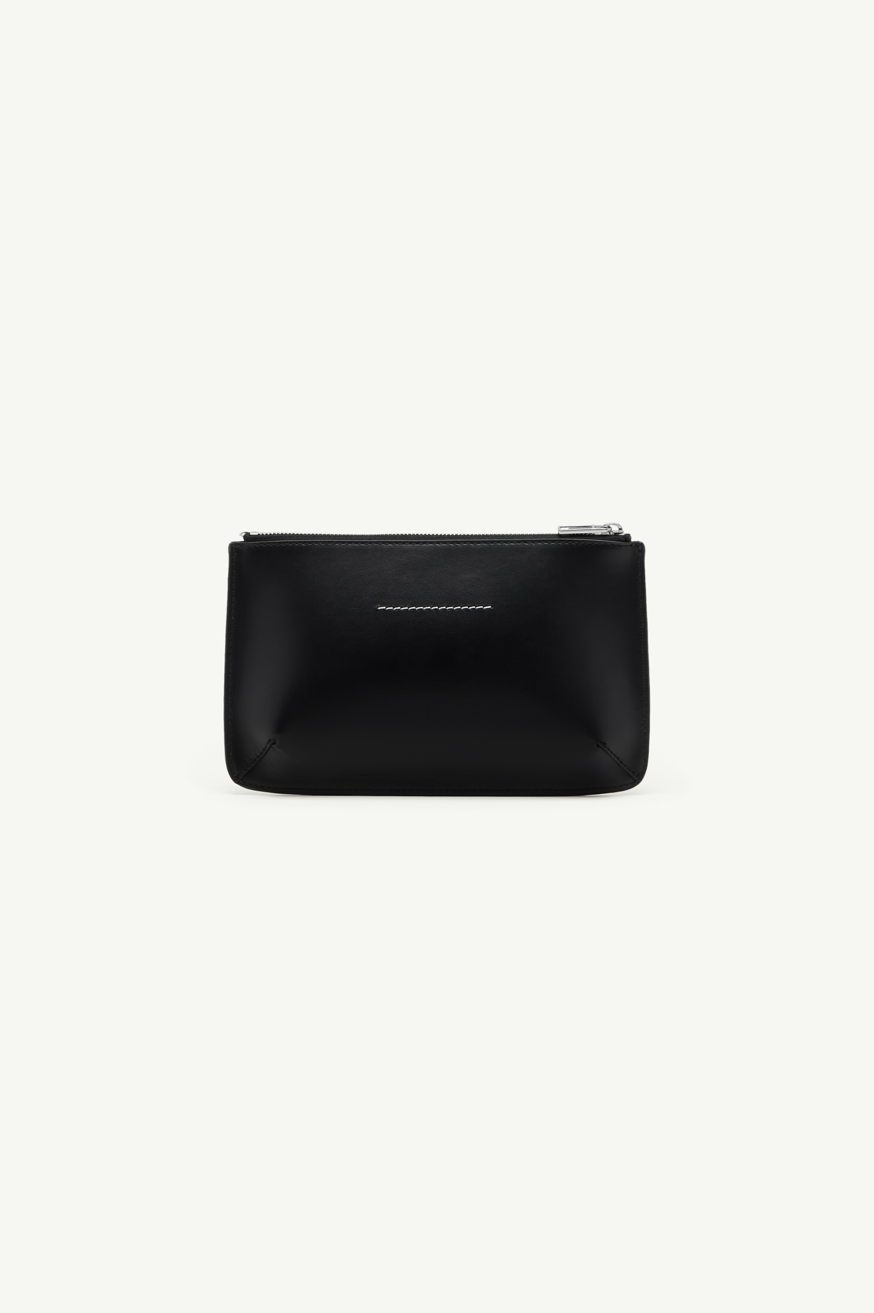 ted　MM6 レザーネックウォレット Black Bracelet Pouch | MM6 Official