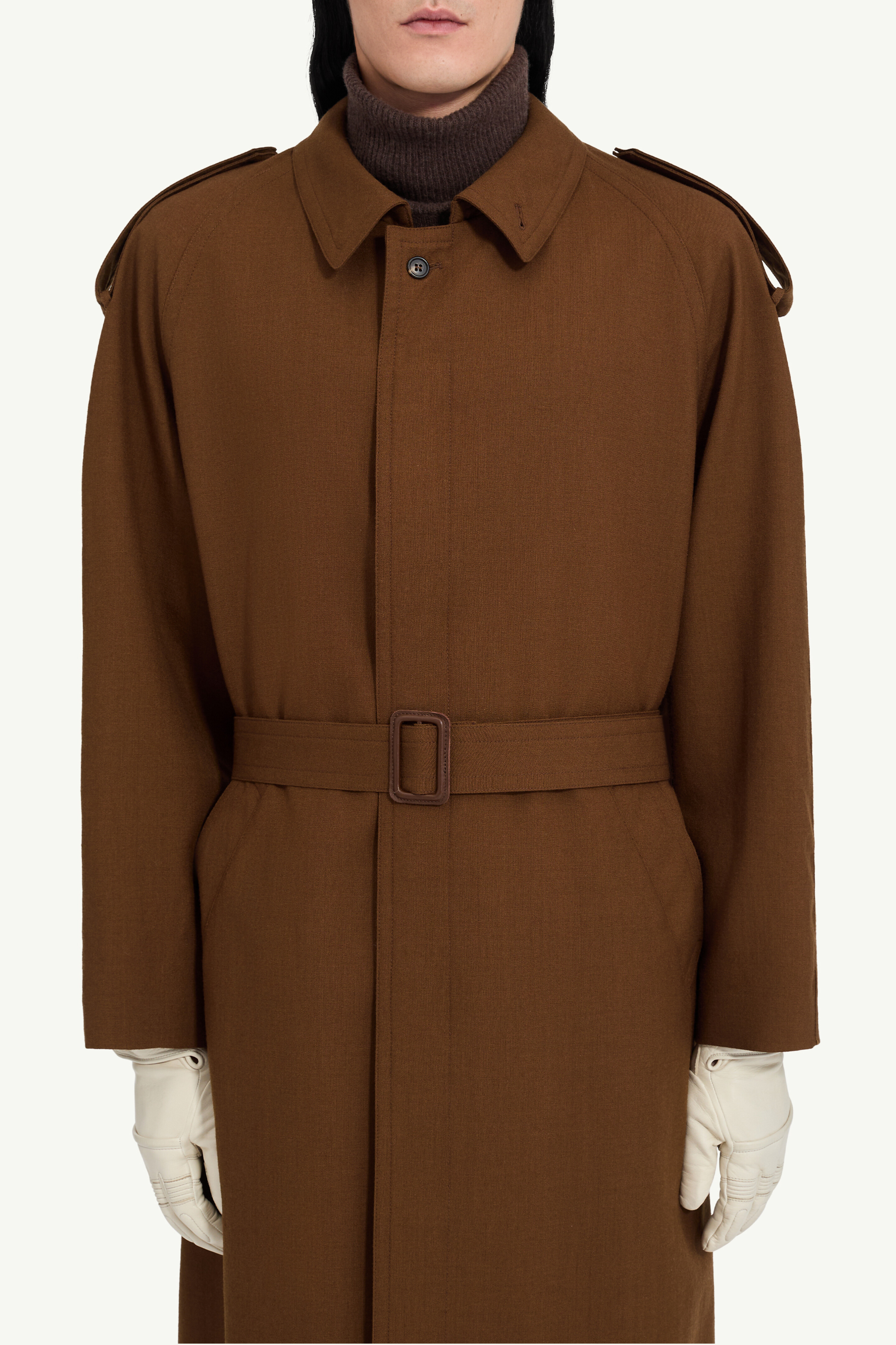 Men's Pure Wool Trench Coat | MM6