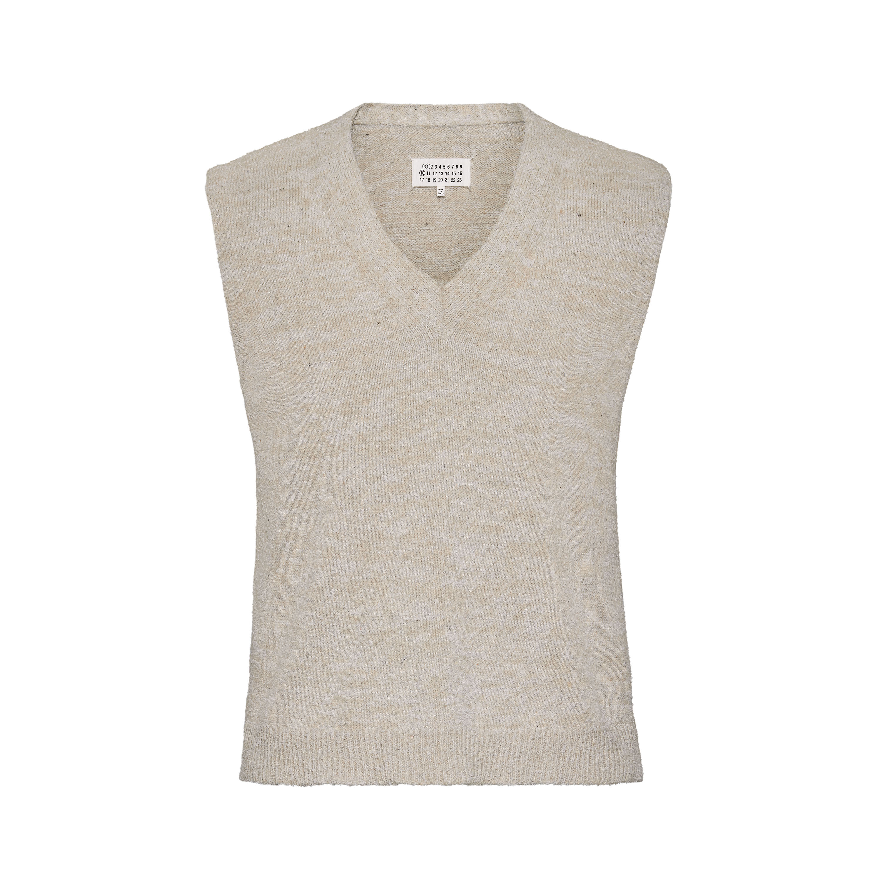 Men's Blue Cotton Knit Vest | Maison Margiela