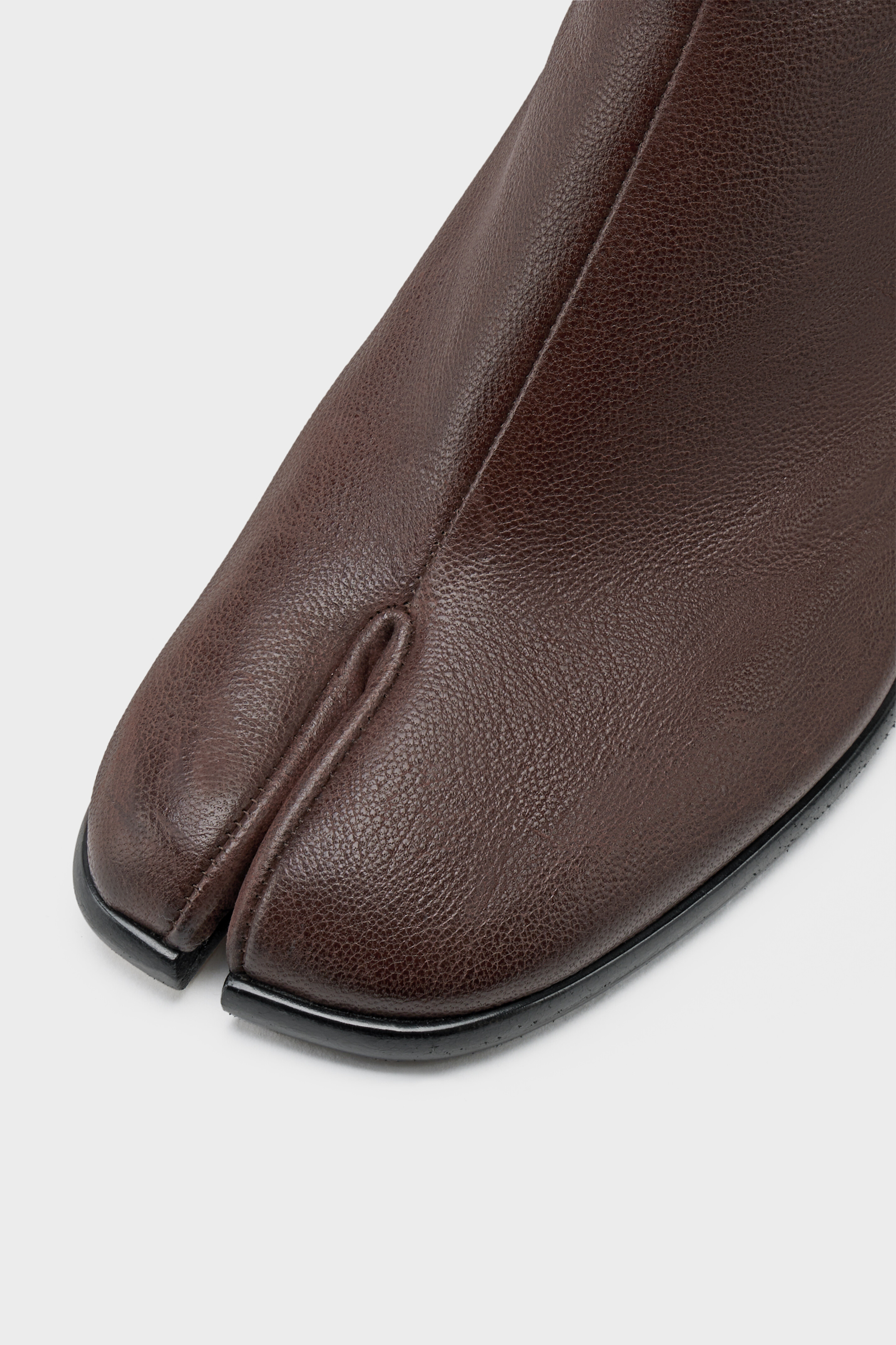 Men's Camel Tabi Ankle Boots | Maison Margiela