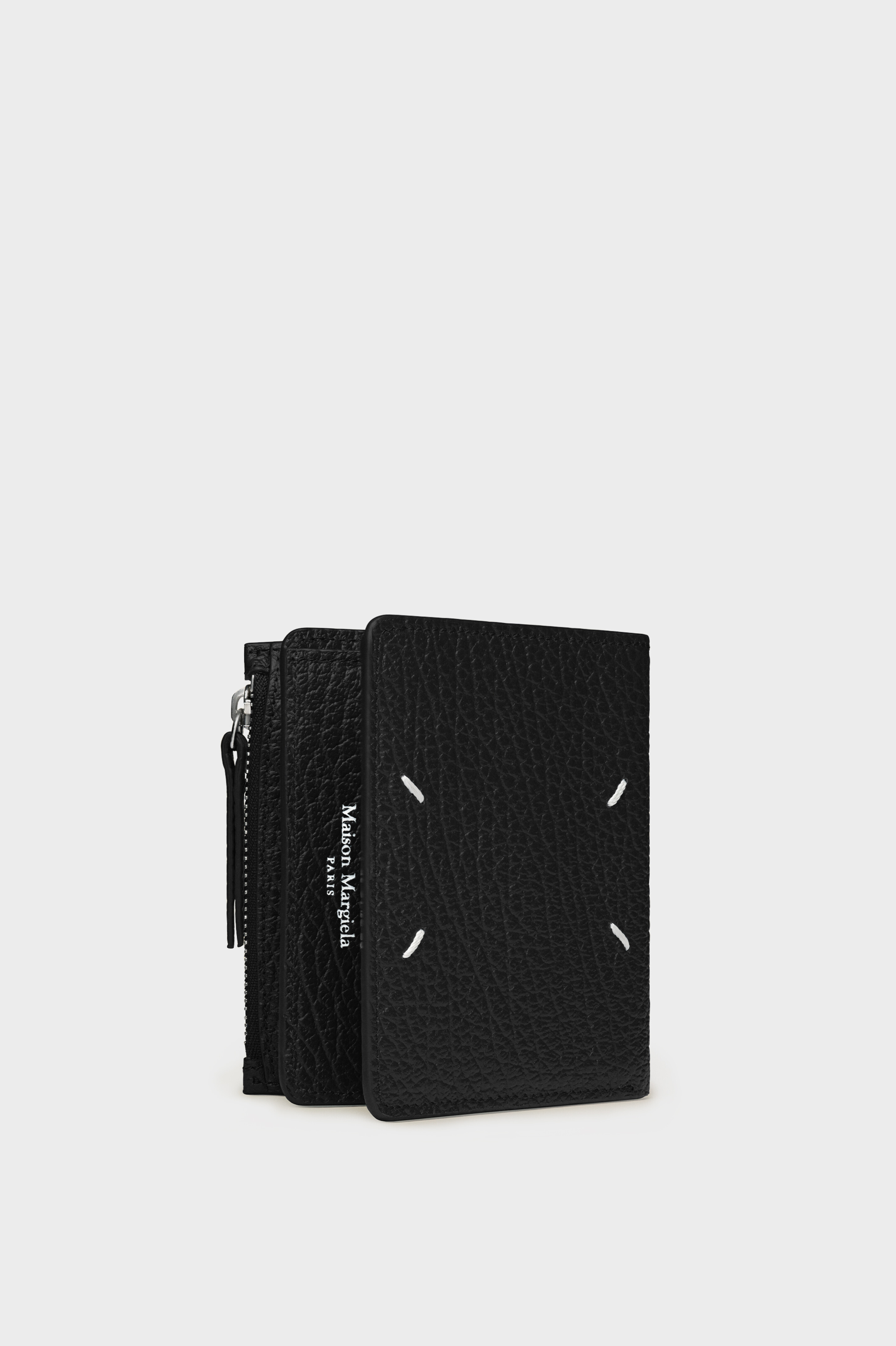 Black Leather Money Wallet | Maison Margiela