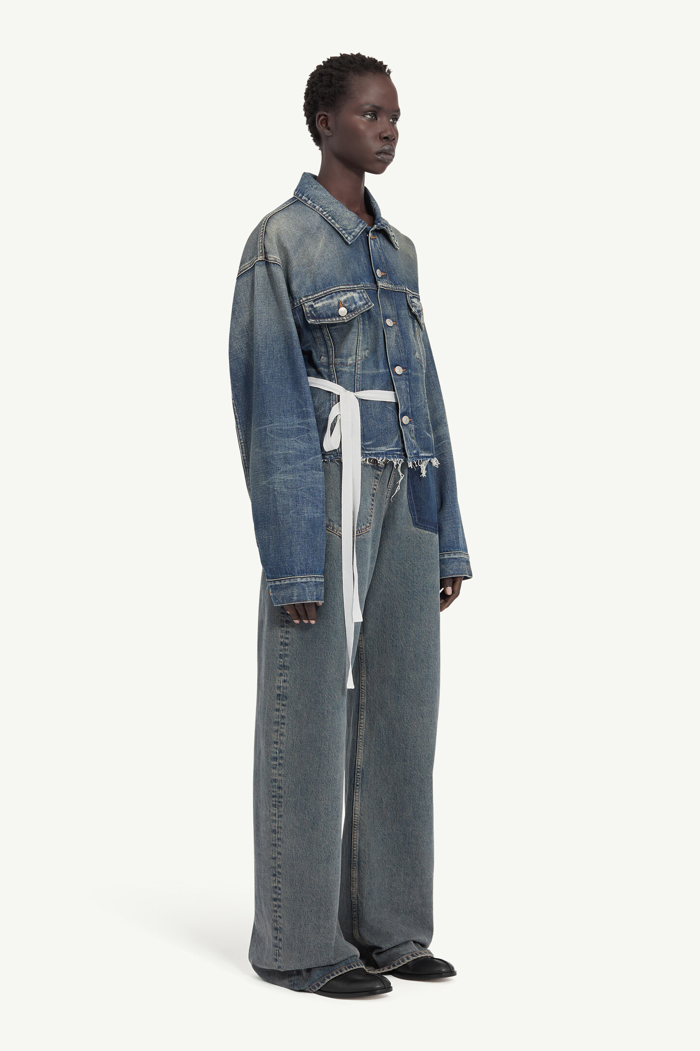 Blue Denim jacket | MM6 Official