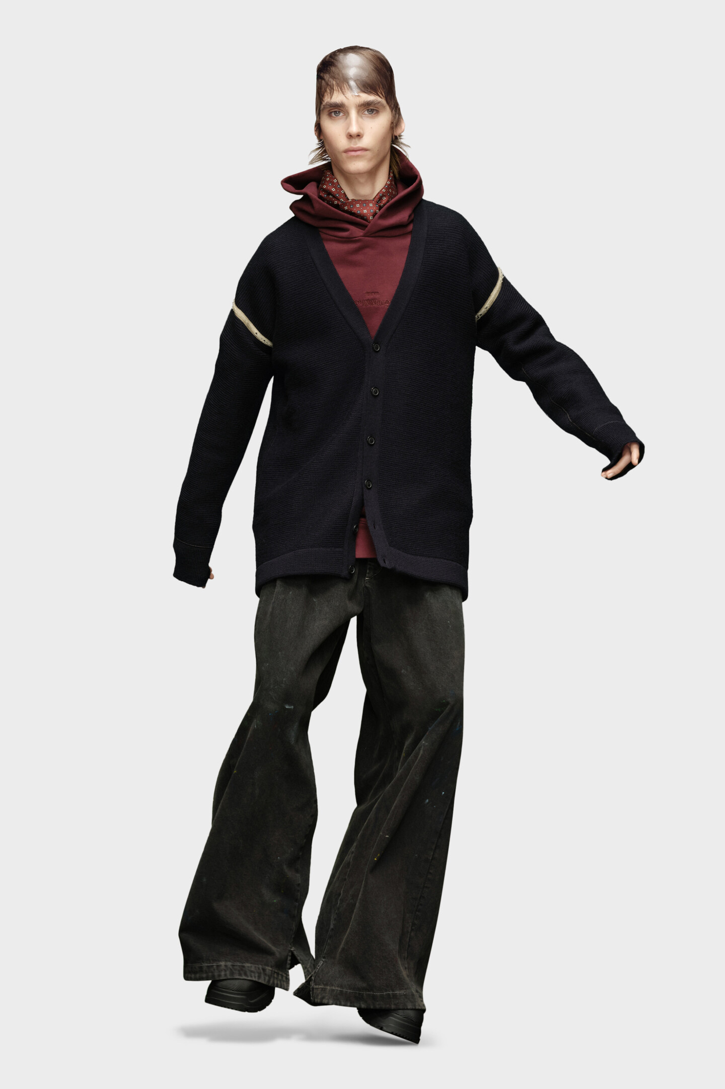 Elbow Patch Cardigan | Maison Margiela