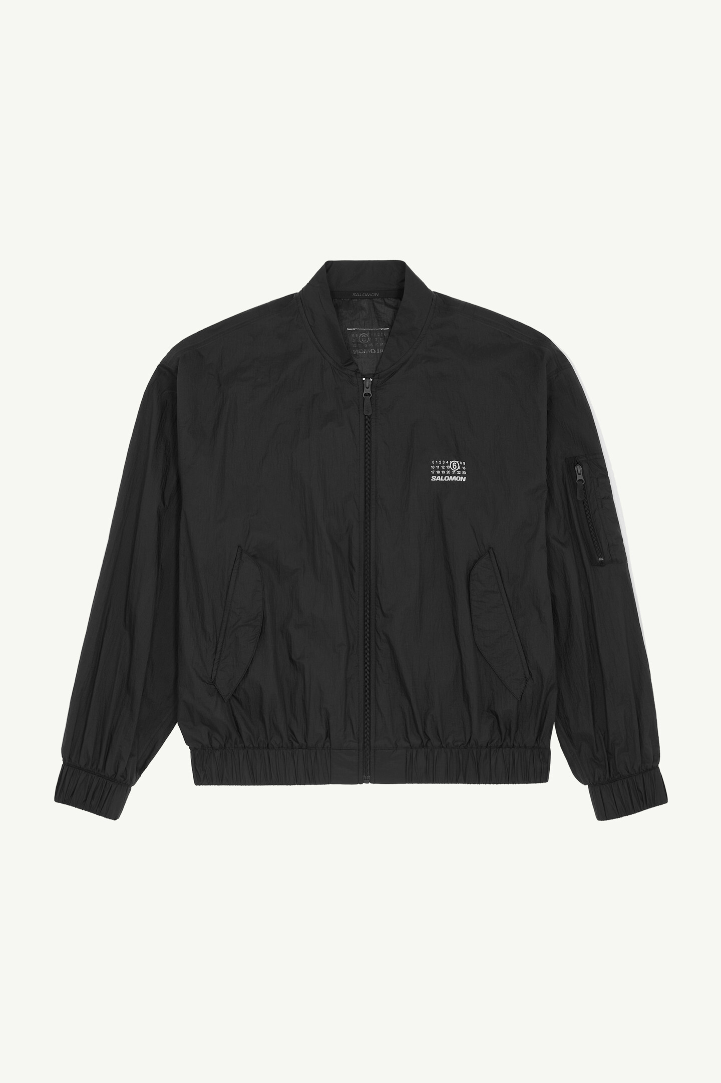 Salomon MM6 メゾンマルジェラ　コラボ SPORTS JACKET Black Nylon Sports Jacket MM6 x Salomon | MM6