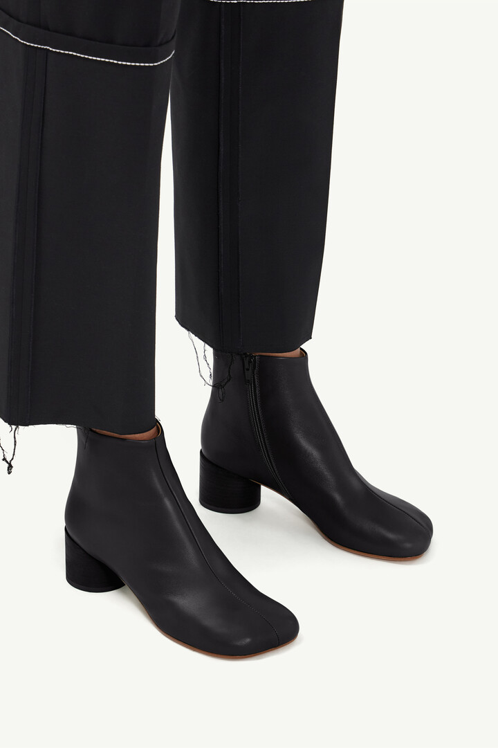 Black Zip Ankle Boots | Maison Margiela
