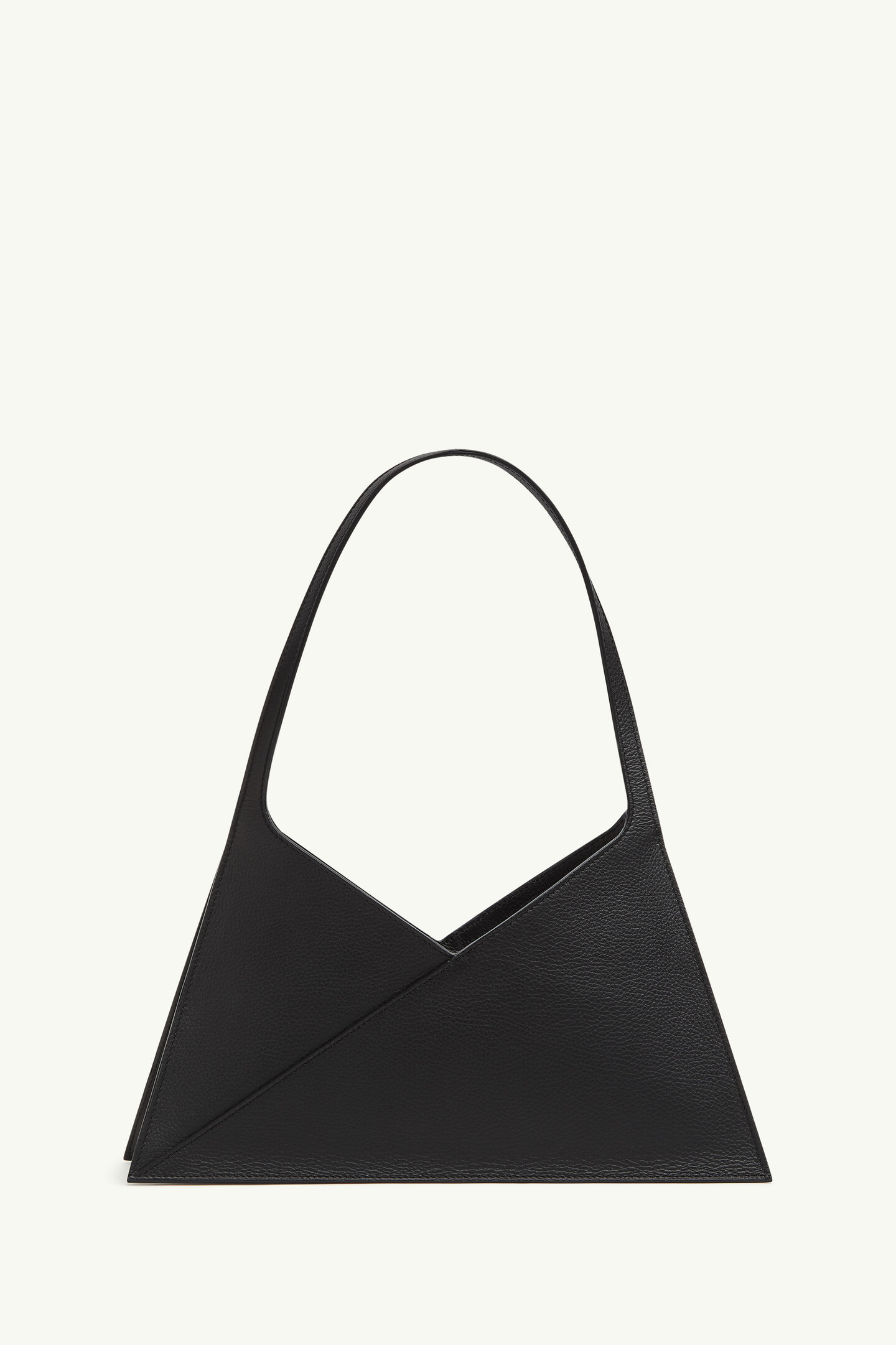 Black Leather Japanese Shoulder Bag | MM6