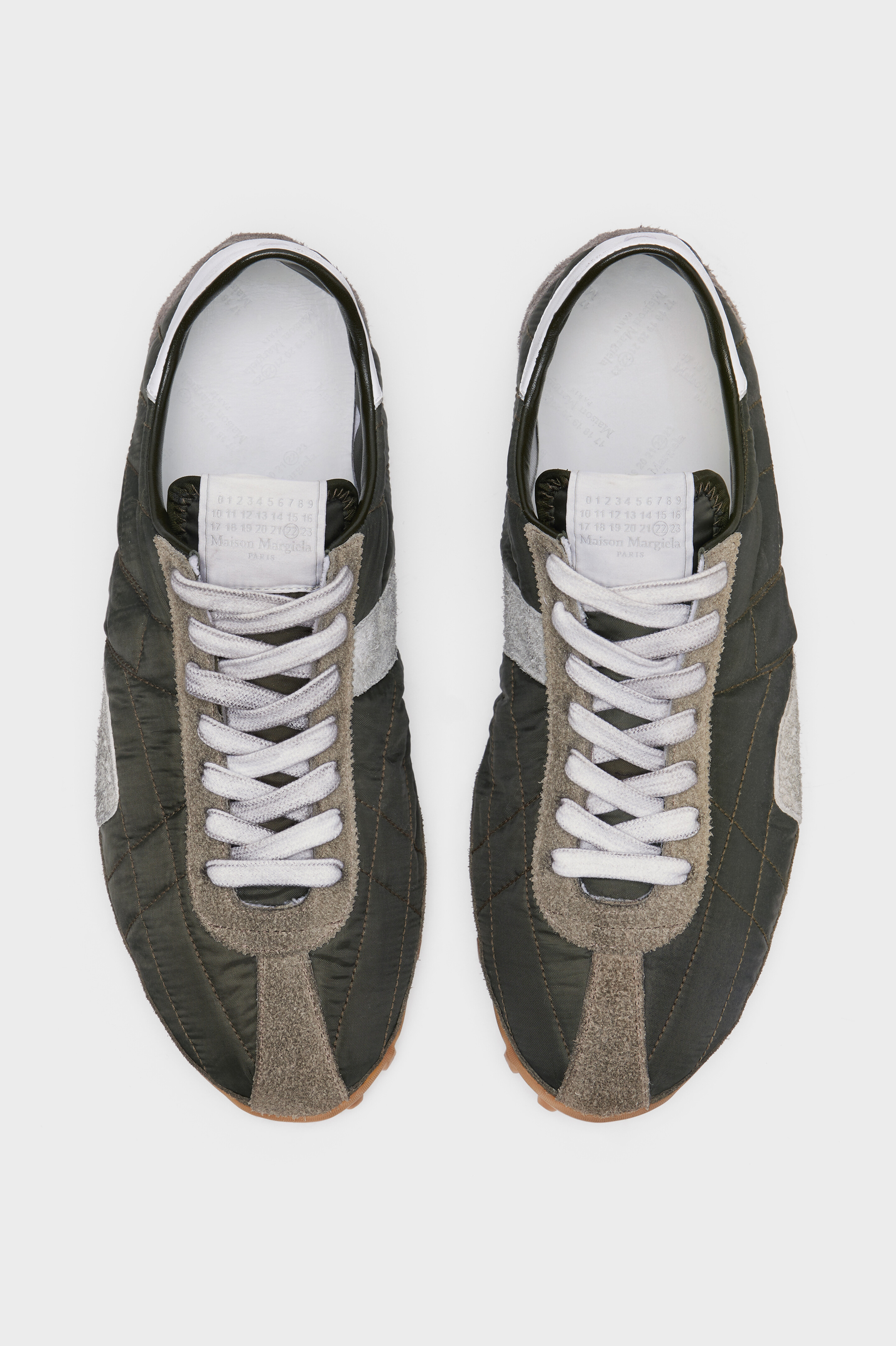 Dark Green and white Sprinters | Maison Margiela Official