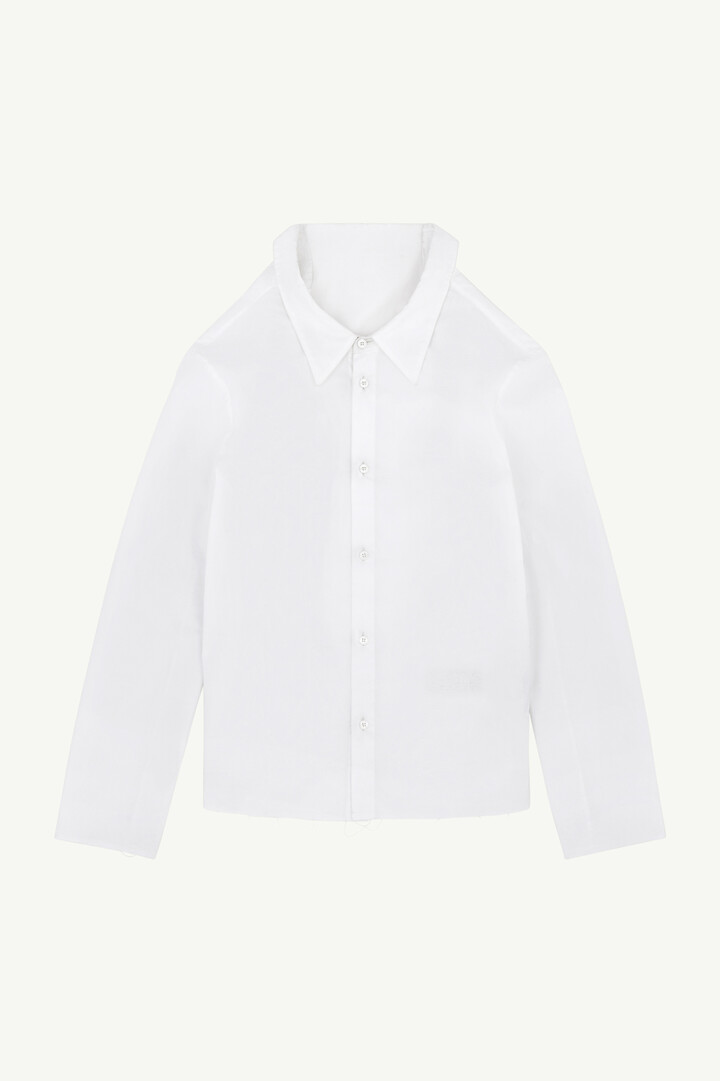 コットンポプリンシャツ