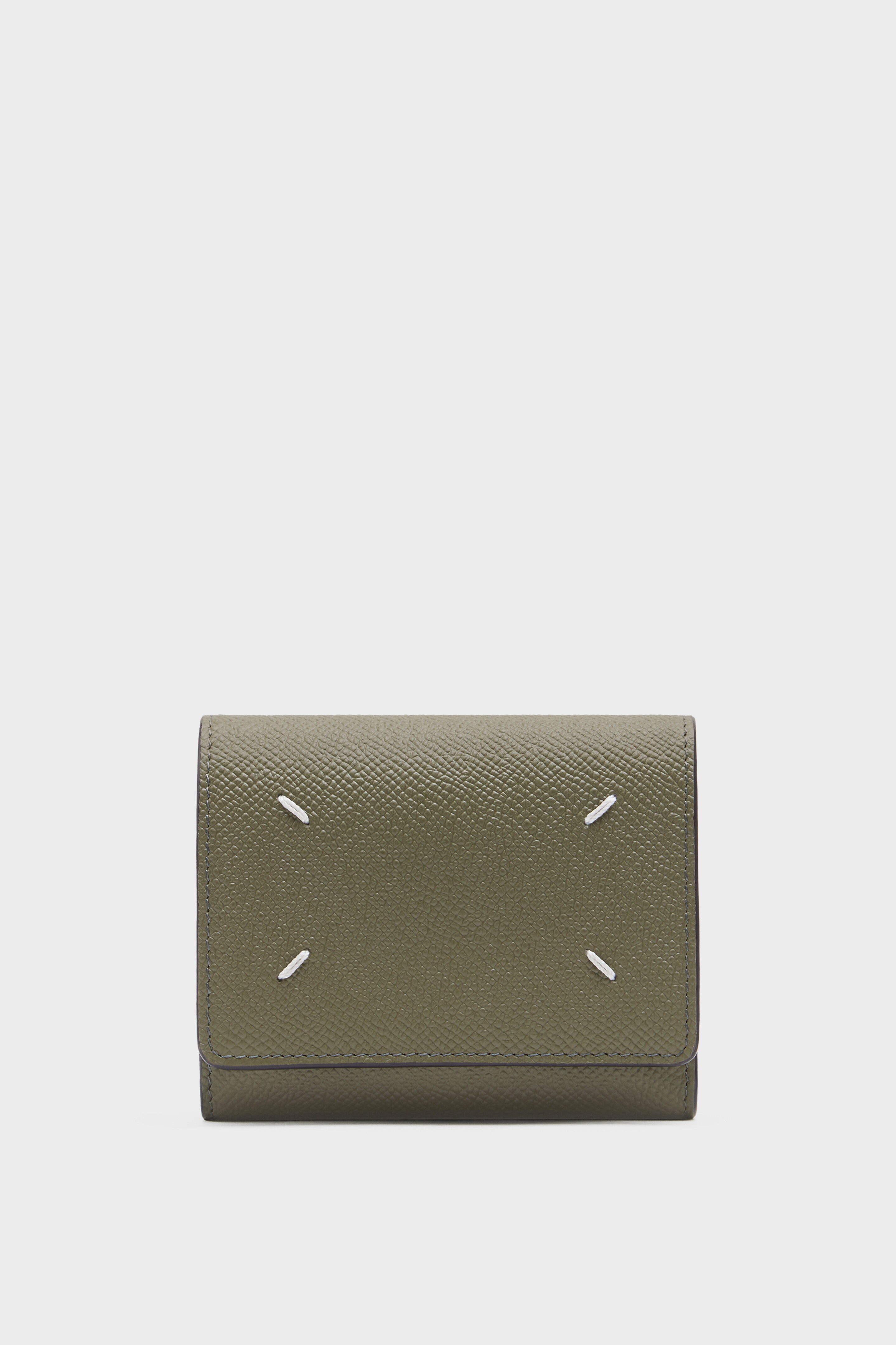 Yellow Leather Four Stitches Wallet | Maison Margiela