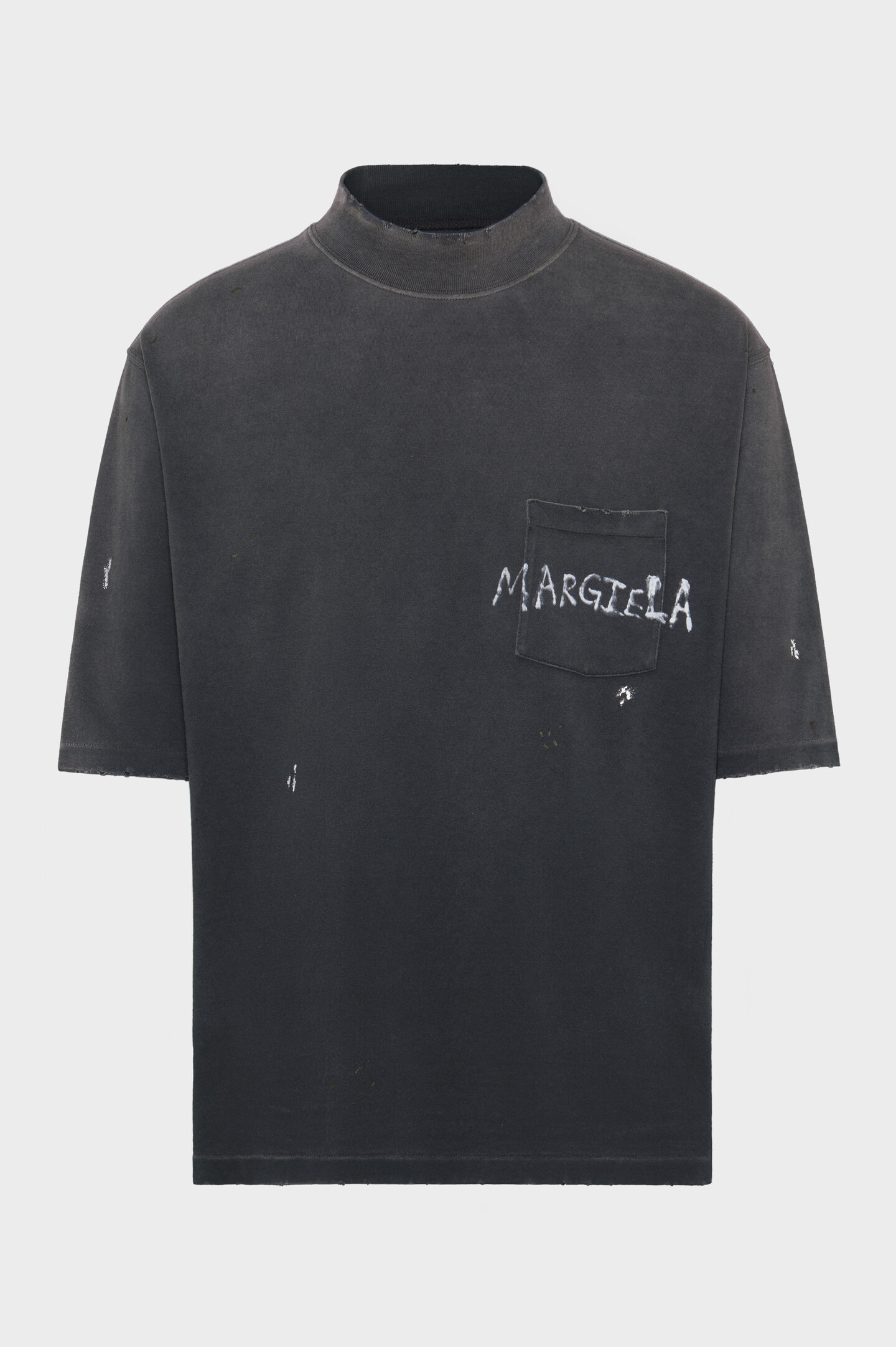 25SS新品 メゾン マルジェラ グラフィティロゴ Tシャツ ブラック XXS グラフィティロゴ Tシャツ