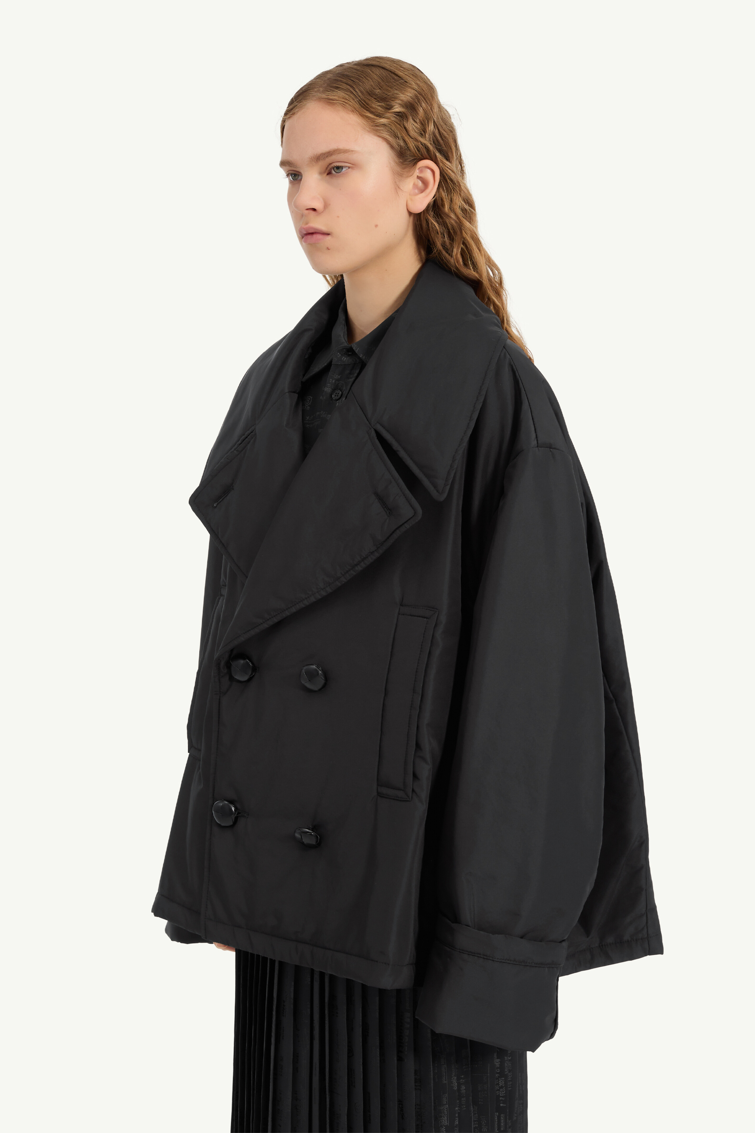 ジャケット・アウター MM6 Maison Margiela archive pea coat Padded peacoat Black | MM6 Official