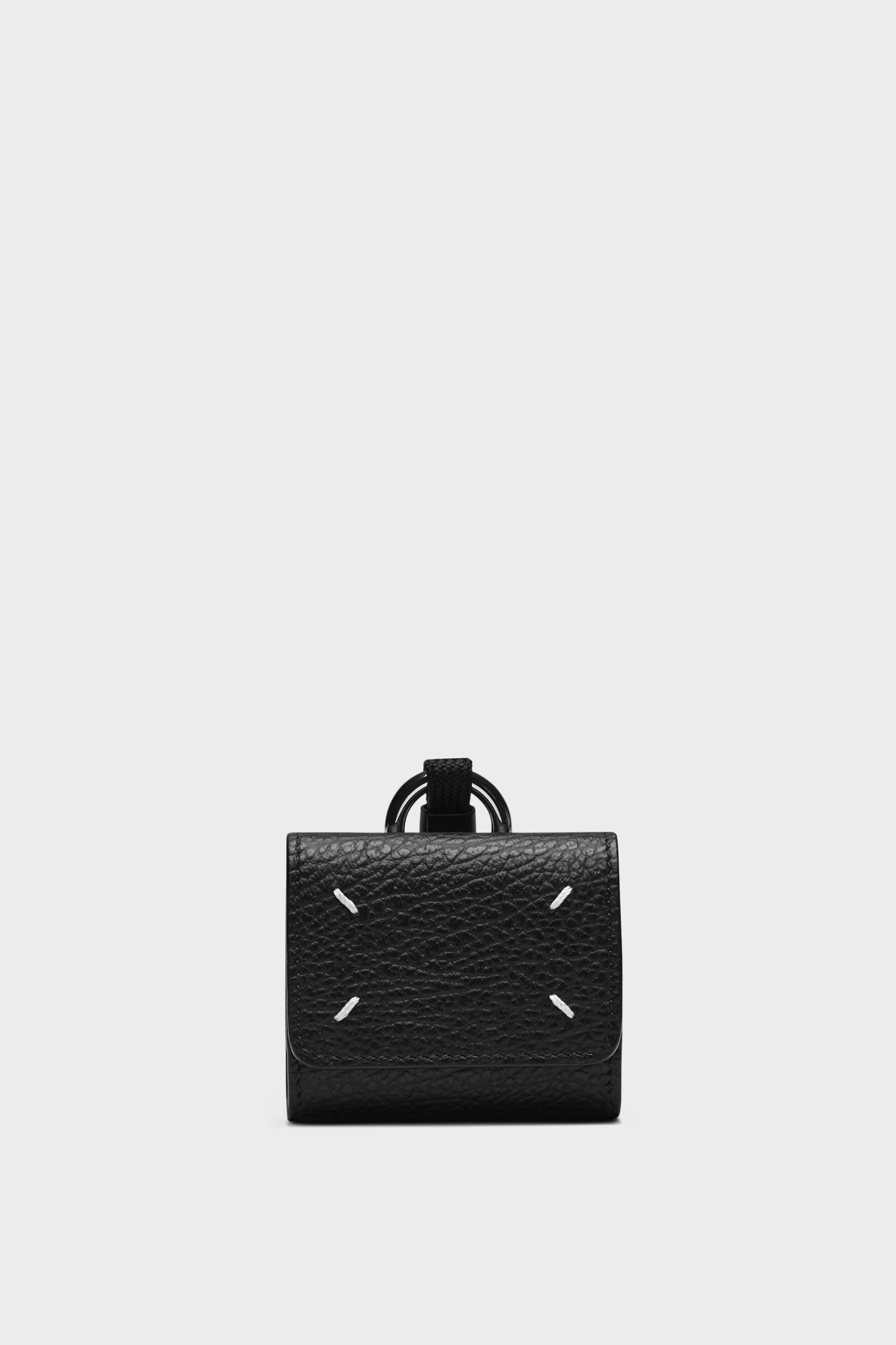 Black Airpods Case Pro with Clip and Lace | Maison Margiela