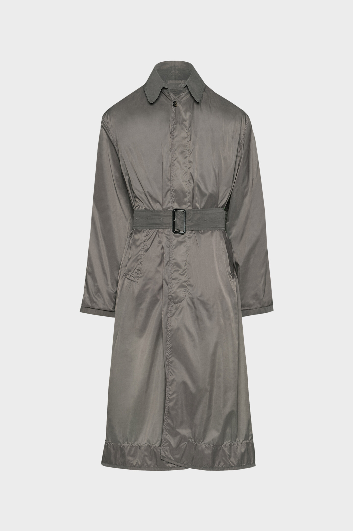 Maison Margiela デコルティケ リバーシブルコート Grey Nylon Reversible Single-breasted Coat | Maison Margiela