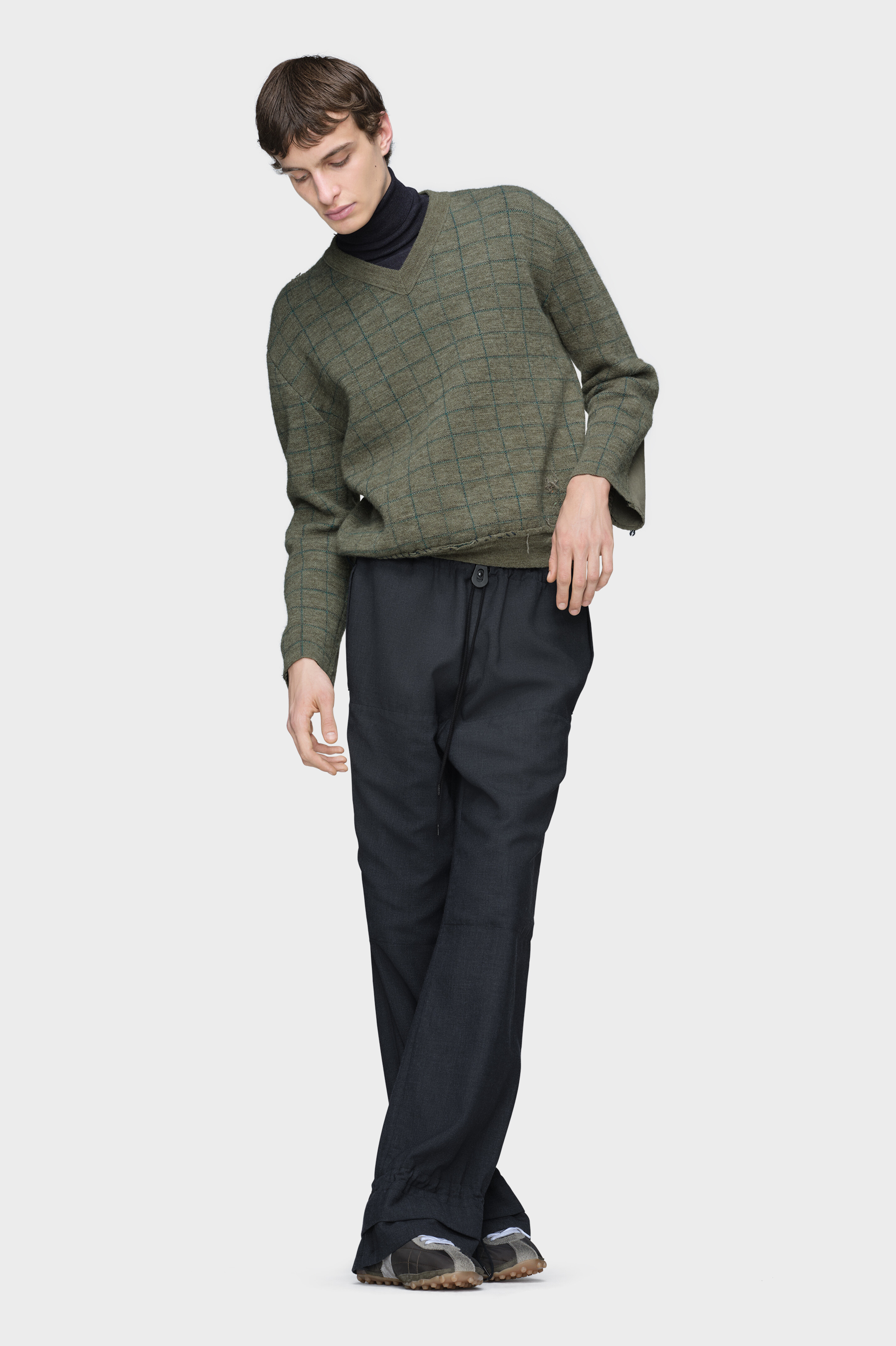 Men's Green Wool Sweater | Maison Margiela