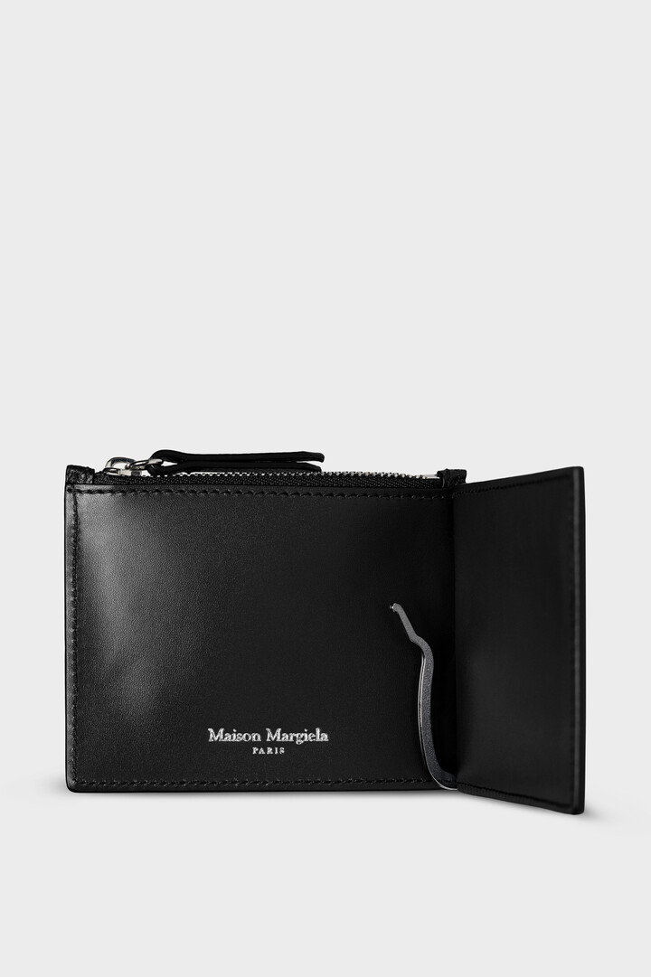 4ステッチ マネークリップ ウォレット ブラック | Maison Margiela公式
