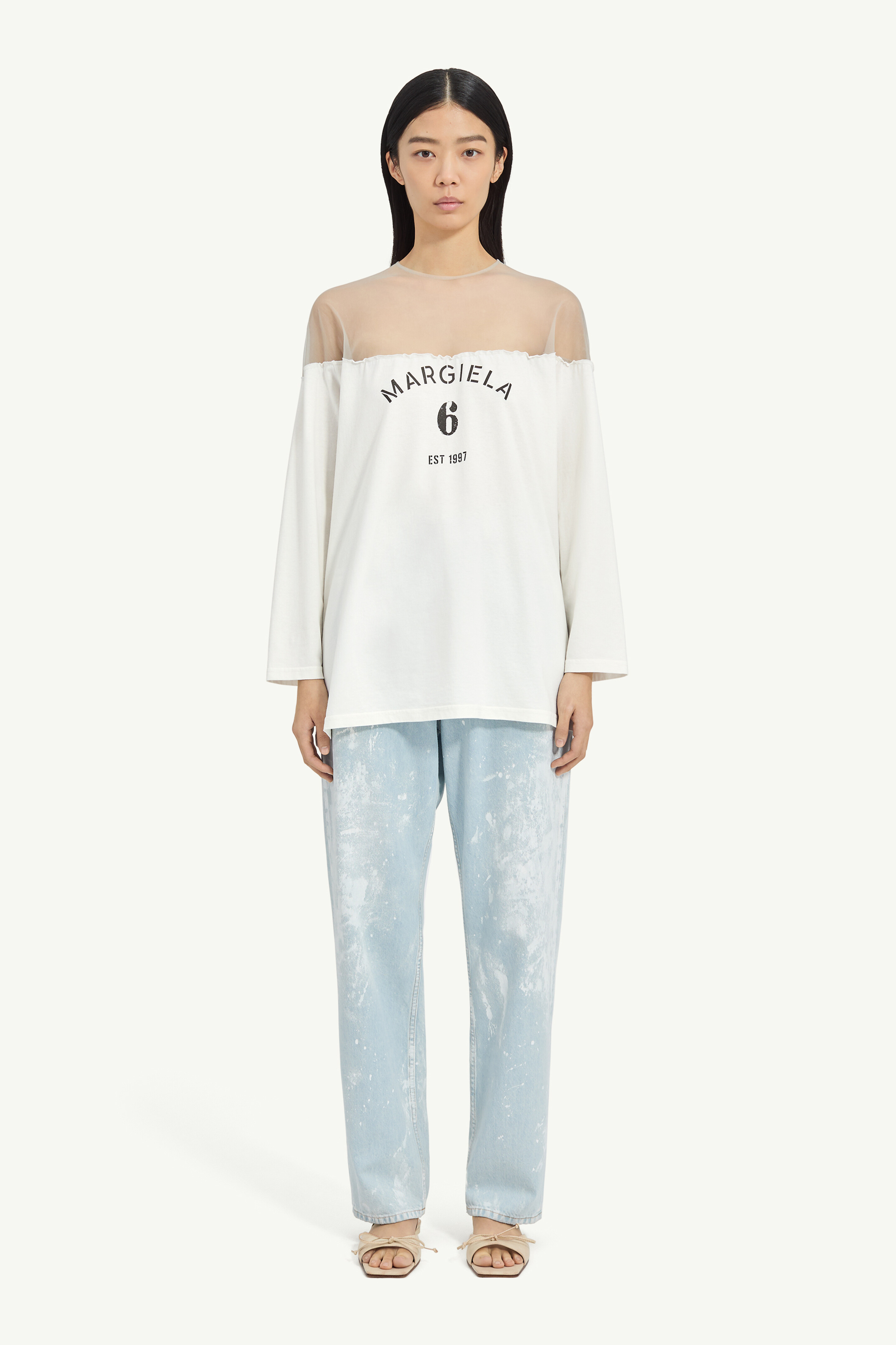 Mannequin Print Jersey Top