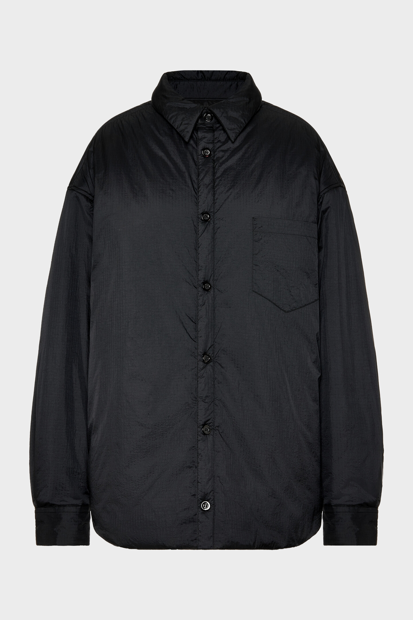Black Padded Shirt Jacket | Maison Margiela Official