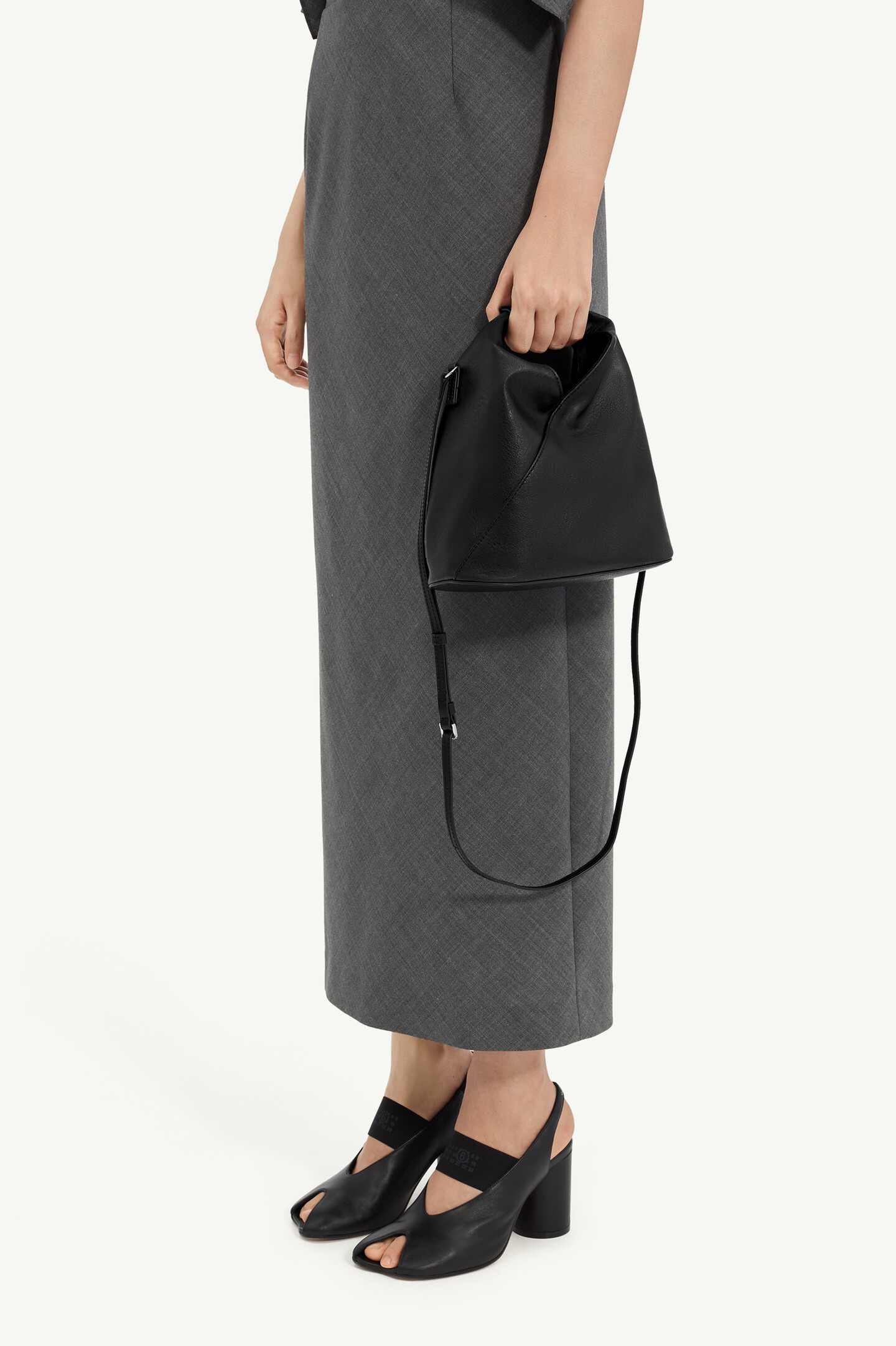 Black Japanese Crossbody Bag | MM6 Official